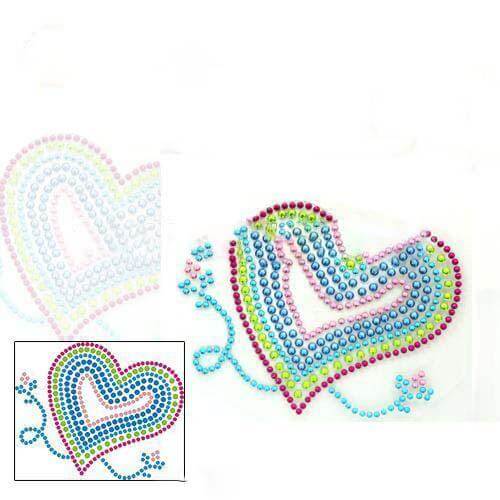 486 Pcs Apple Green Self Adhesive Pearl Rhinestone DIY Gem Stickers - Assorted Sizes