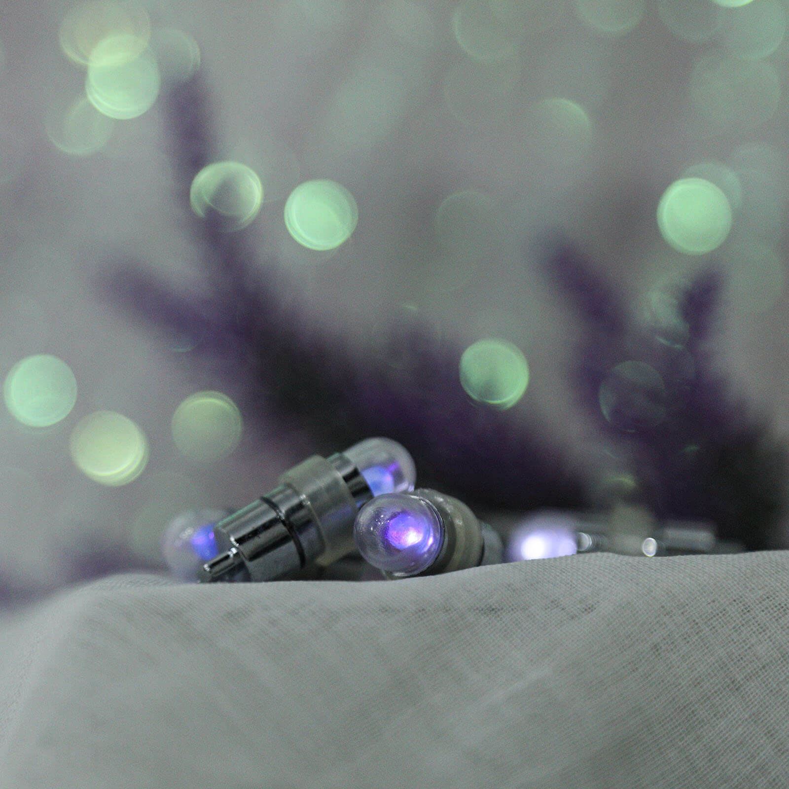 12-Pack Balloon Lights Bullet Design Purple - Waterproof LED Centerpiece Filler Lights