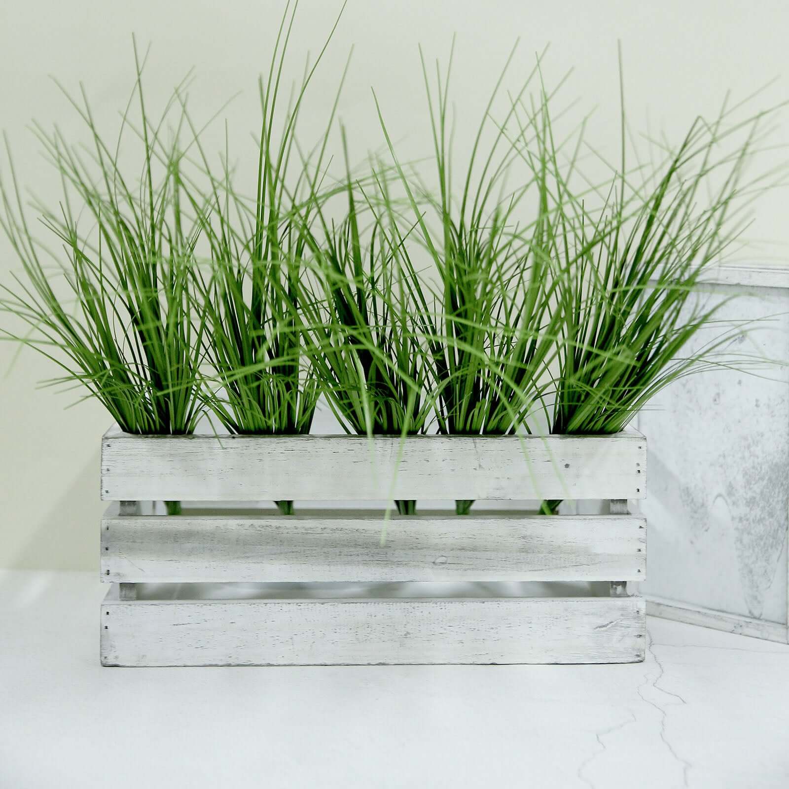 3 Plants 20" Green Artificial Indoor Outdoor Decorative Grass Sprays