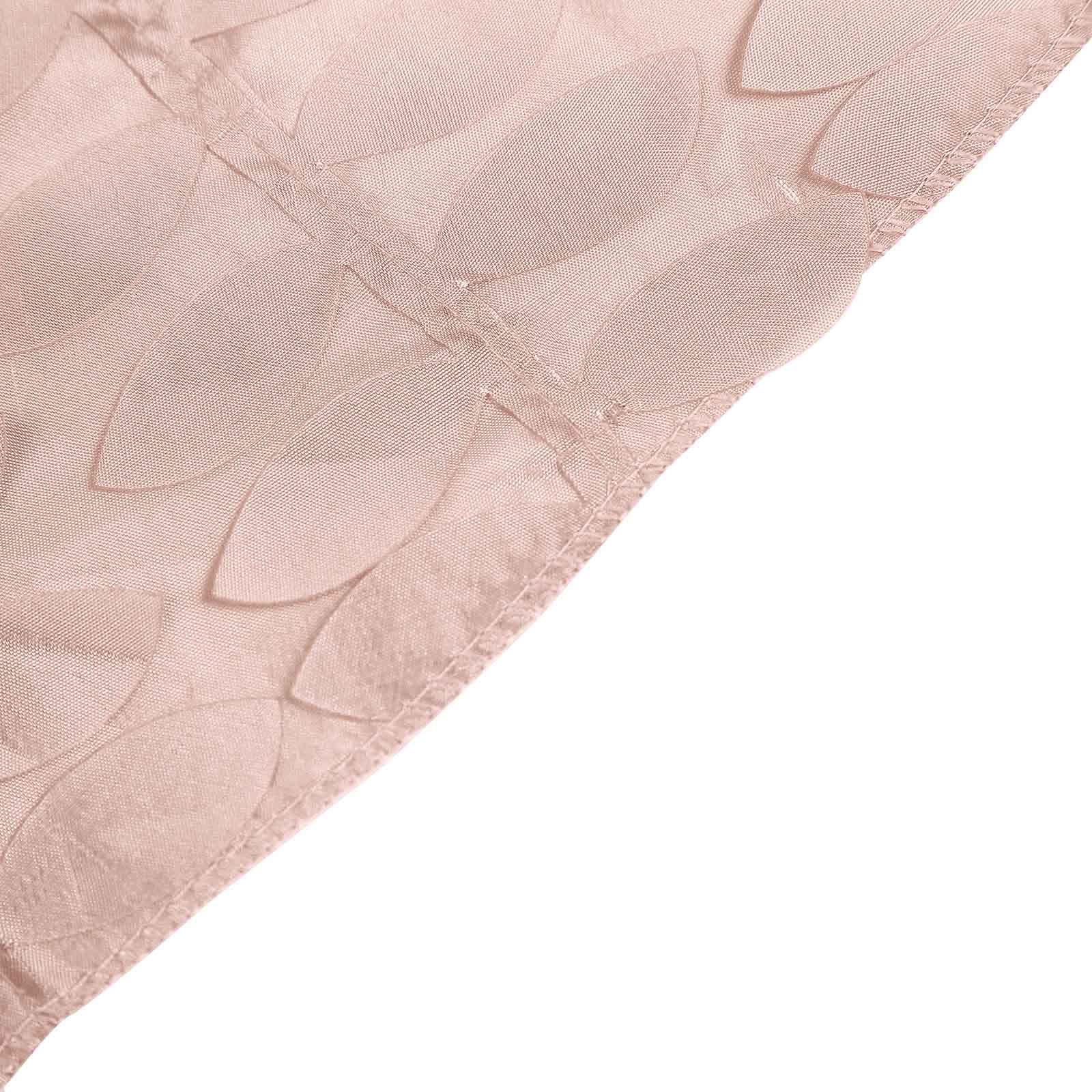 Taffeta 54"x54" Table Overlay Square Tablecloth Dusty Rose 3D Leaf Petal Table Cover