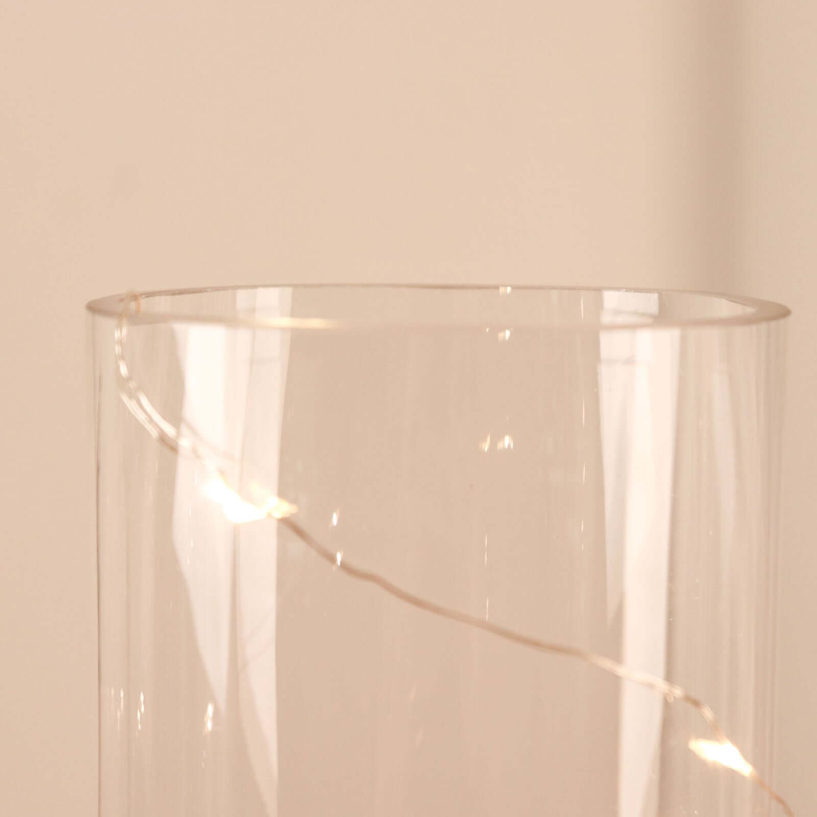 2-Pack Glass Flower Vases Cylinder Design Heavy Duty Clear - Stylish Centerpieces for Weddings 32"