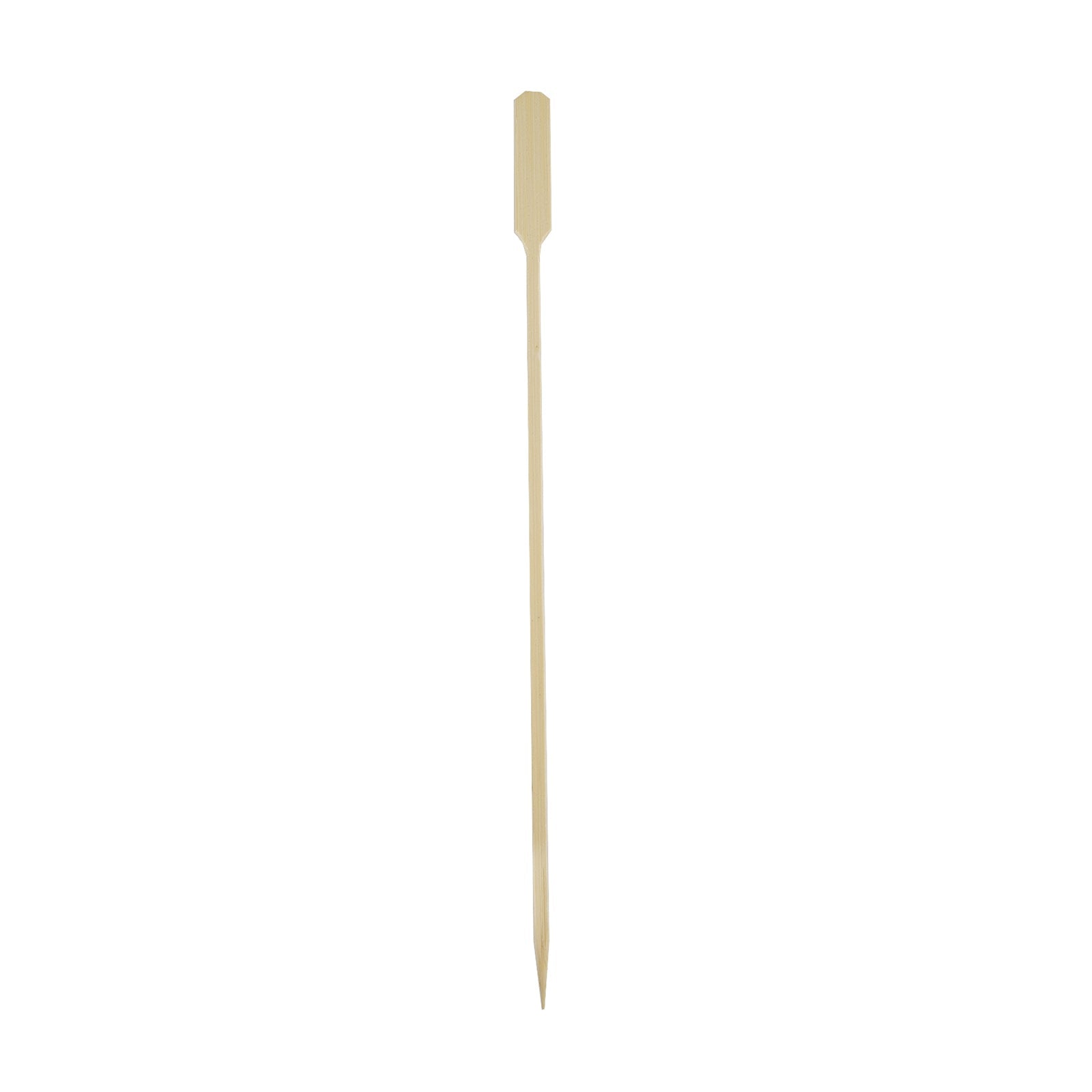 100-Pack Bamboo Cocktail Sticks Paddle Decorative Top Design - Eco Friendly Party Picks 10"