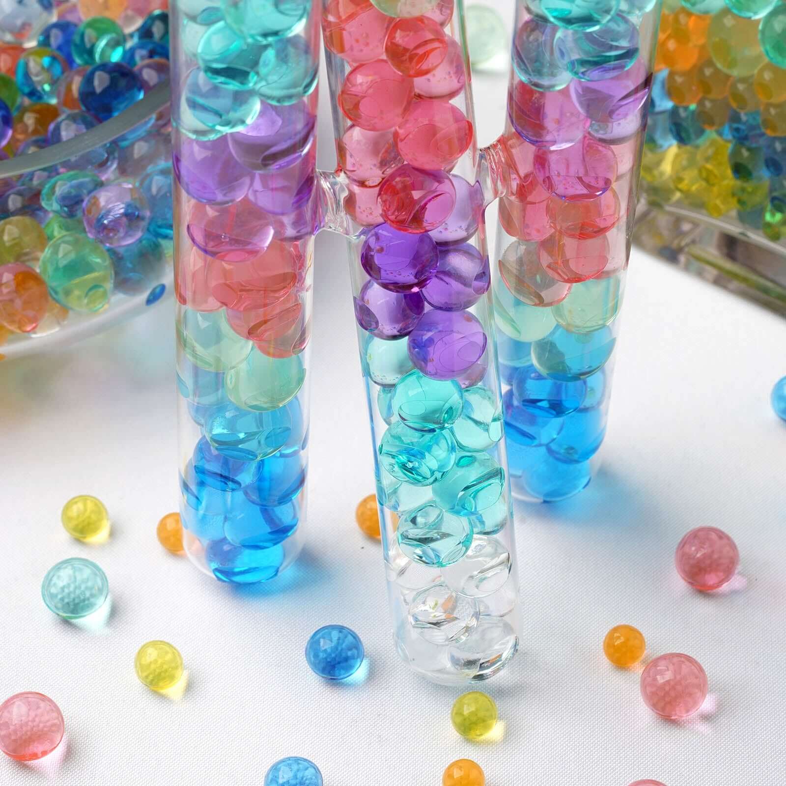 Water Gel Beads Vase Filler Apple Green - Large Nontoxic Jelly Balls for Floating Candles & Floral Displays 10g