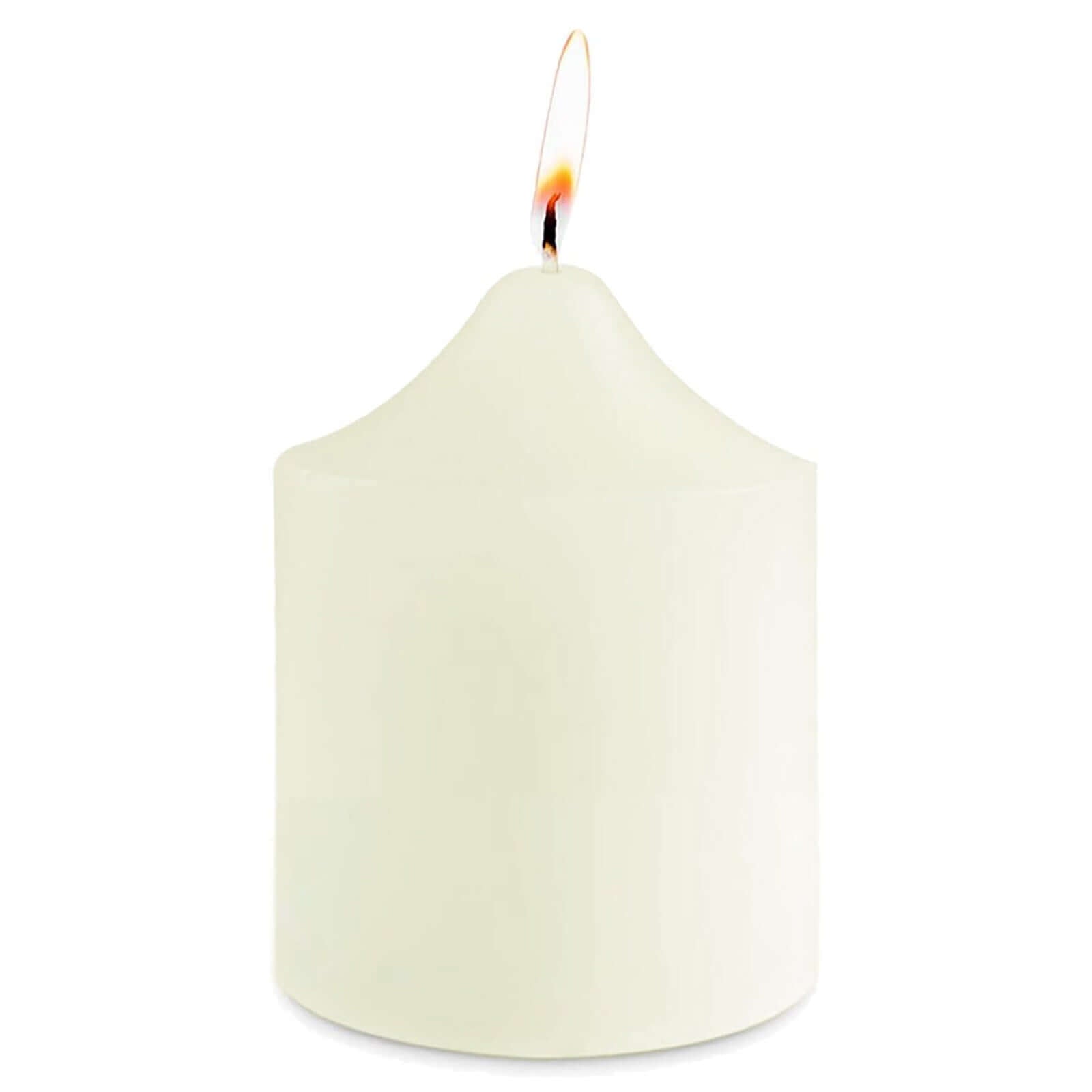 12-Pack Votive Candles Mini Design Ivory - Multi-Purpose Candle Decor for Events 2"