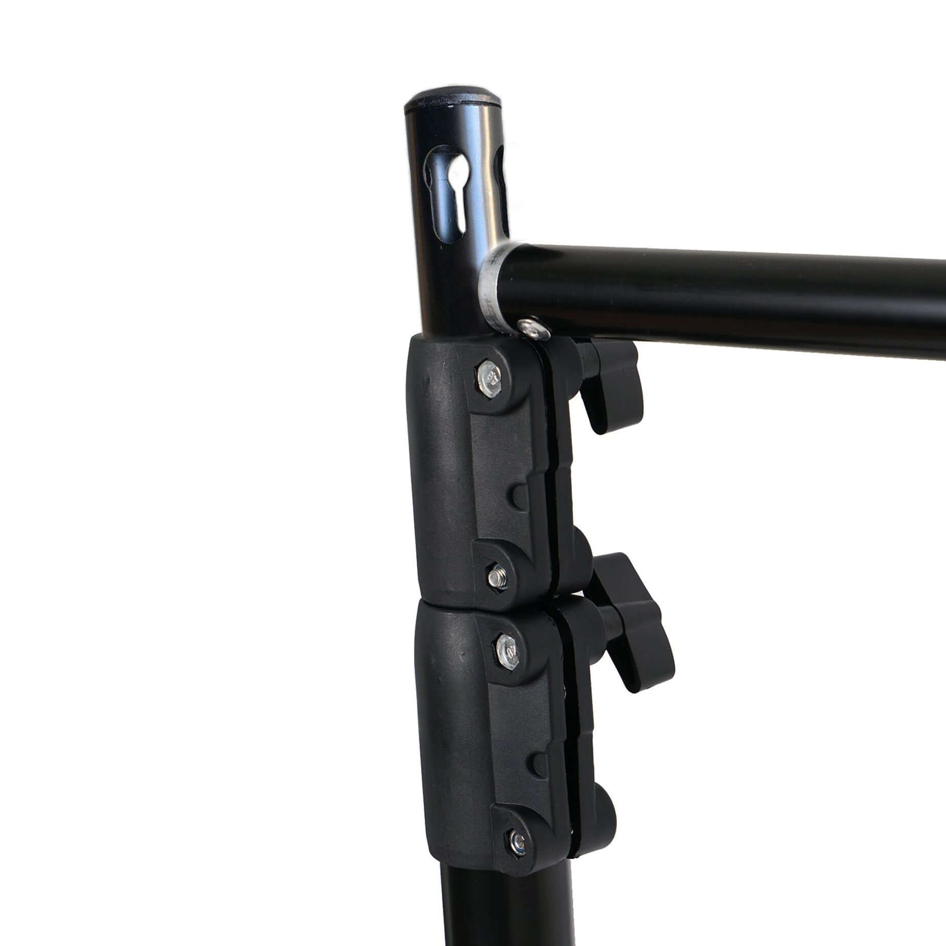 10ft Metal DIY Adjustable Heavy Duty Backdrop Stand Kit, Steel Base