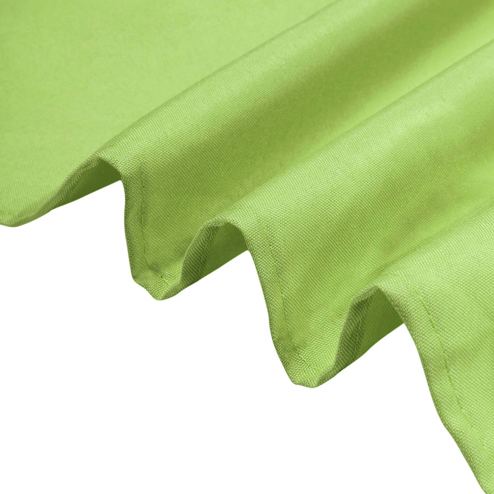 Polyester Square 90"x90" Tablecloth Apple Green - Wrinkle-Resistant & Durable Table Cover