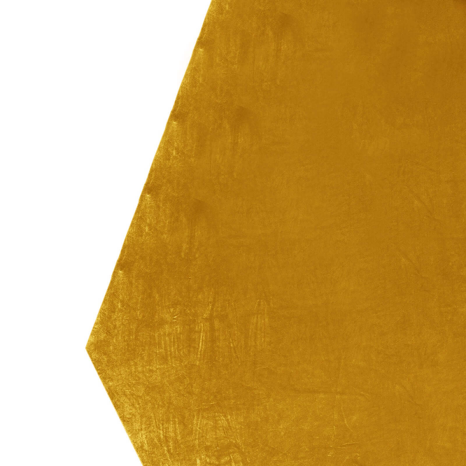8ftx7ft Metallic Gold Soft Velvet Fitted Hexagon Wedding Arbor Cover