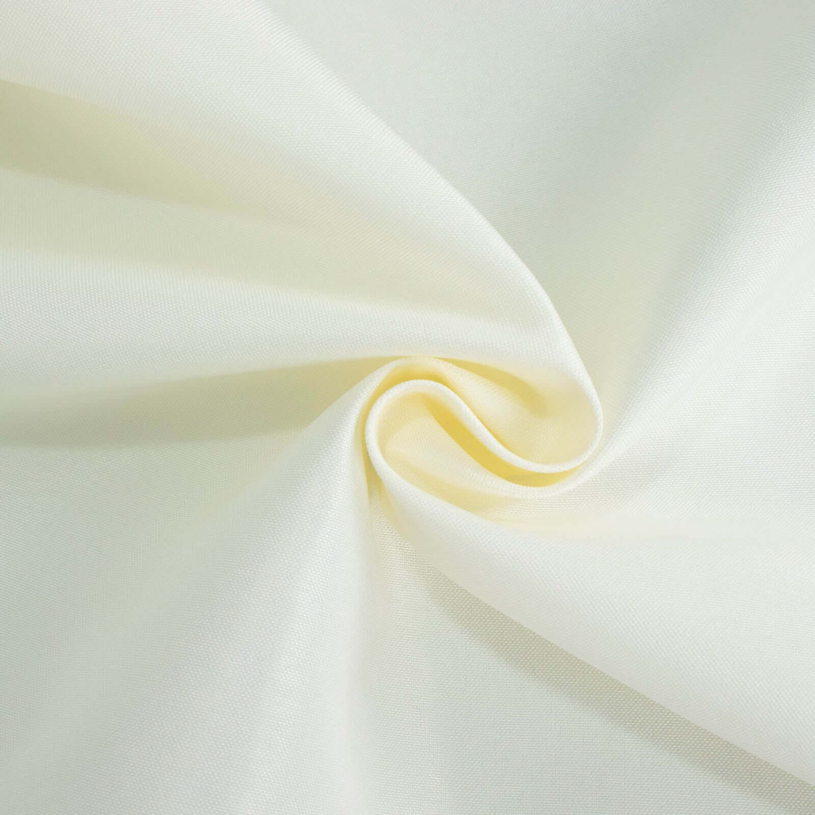 Premium Polyester 70" Round Tablecloth Ivory - Stain and Wrinkle-Resistant 220GSM Table Cover
