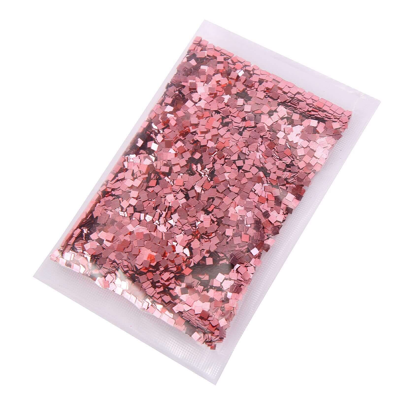 Chunky Glitter Metallic Rose Gold - Nontoxic Confetti Glitter for Fun DIY Projects Kids' Crafts Resin Art & Festival Decor 50g Bag
