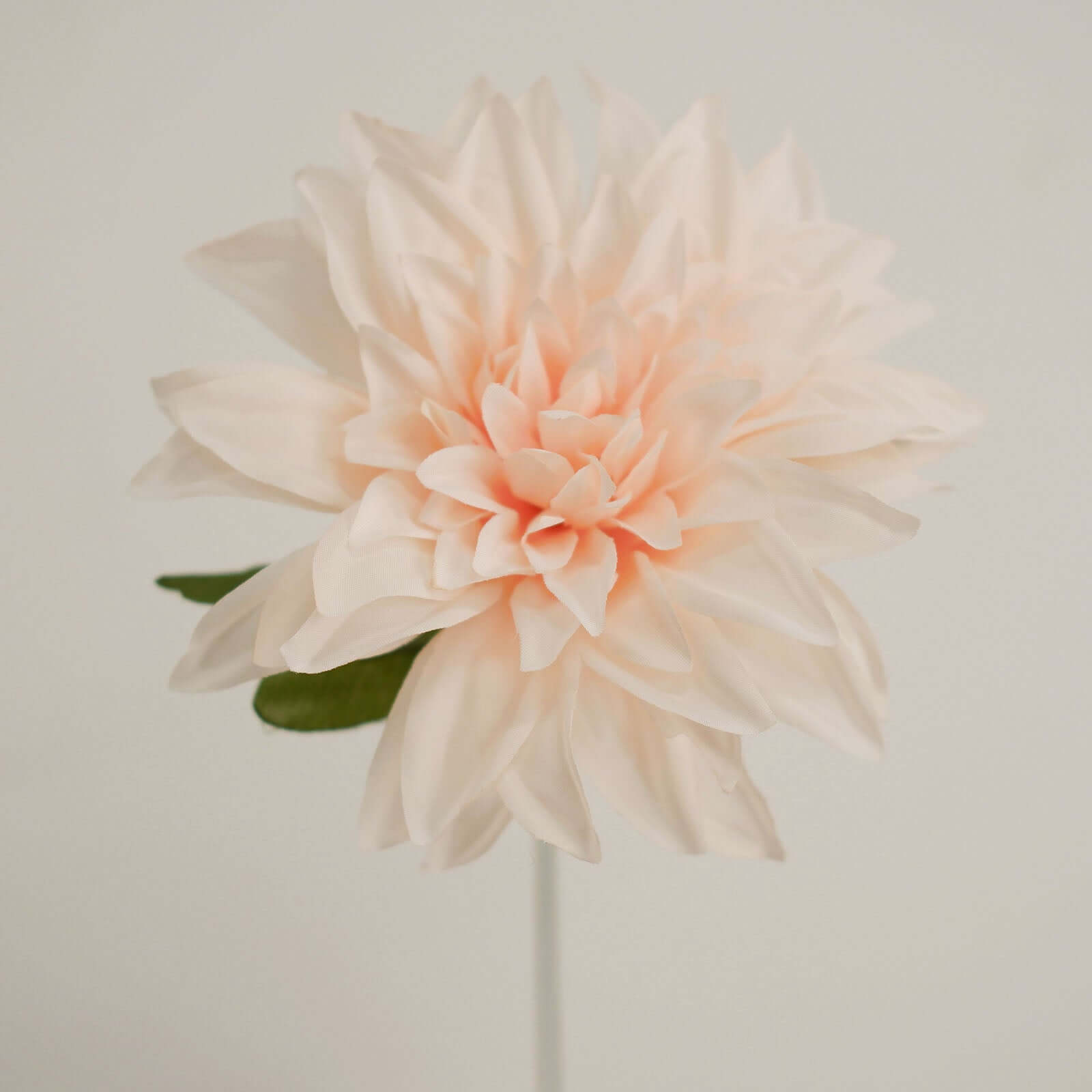 2 Bouquets 20" Blush Artificial Silk Dahlia Flower Bushes