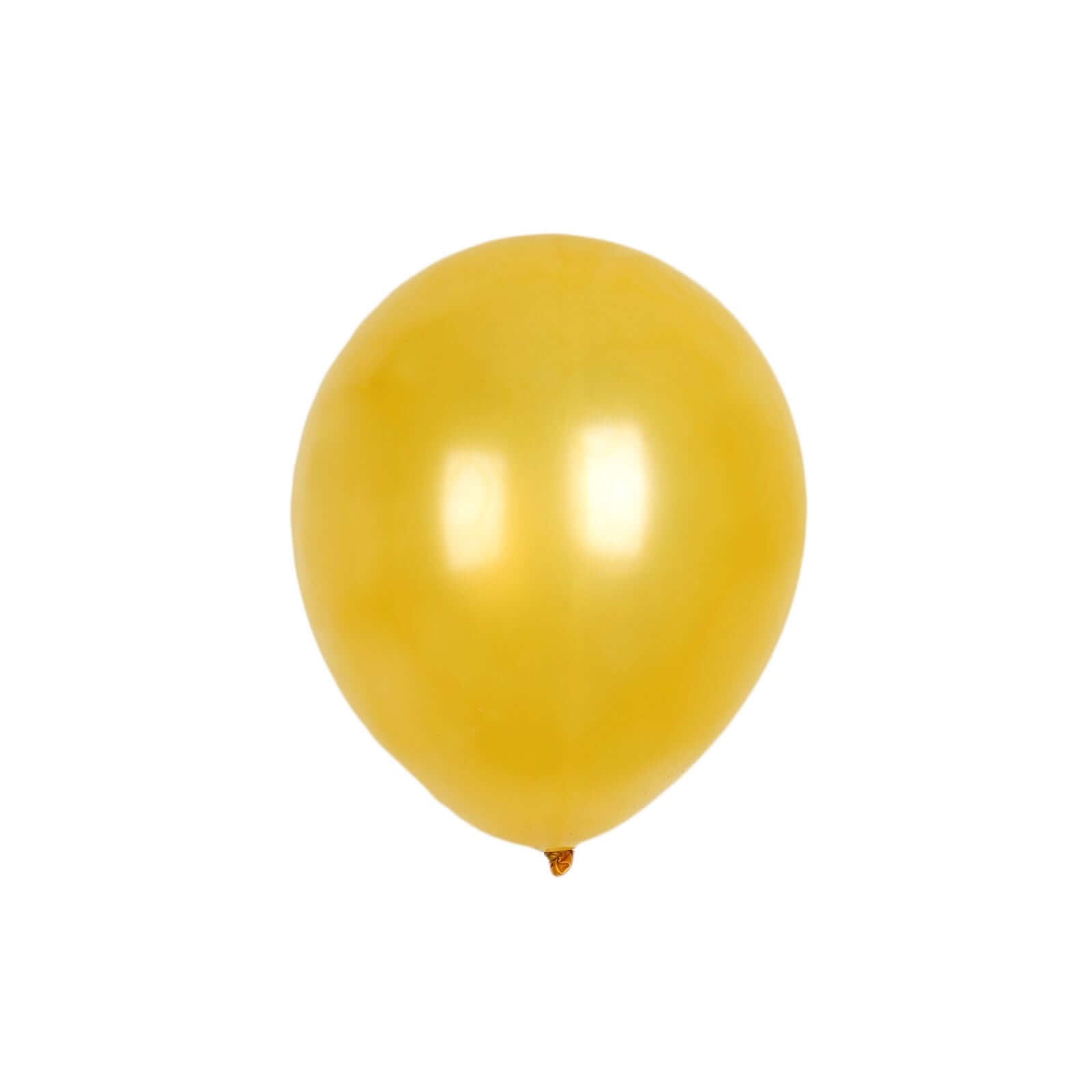 25 Pack 12" Shiny Pearl Gold Latex Helium, Air or Water Balloons