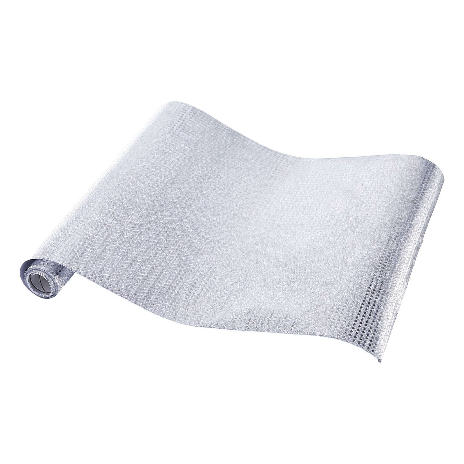 Glitter Paper 9ft Table Runner Roll Silver Disposable Diamond Pattern Table Decor