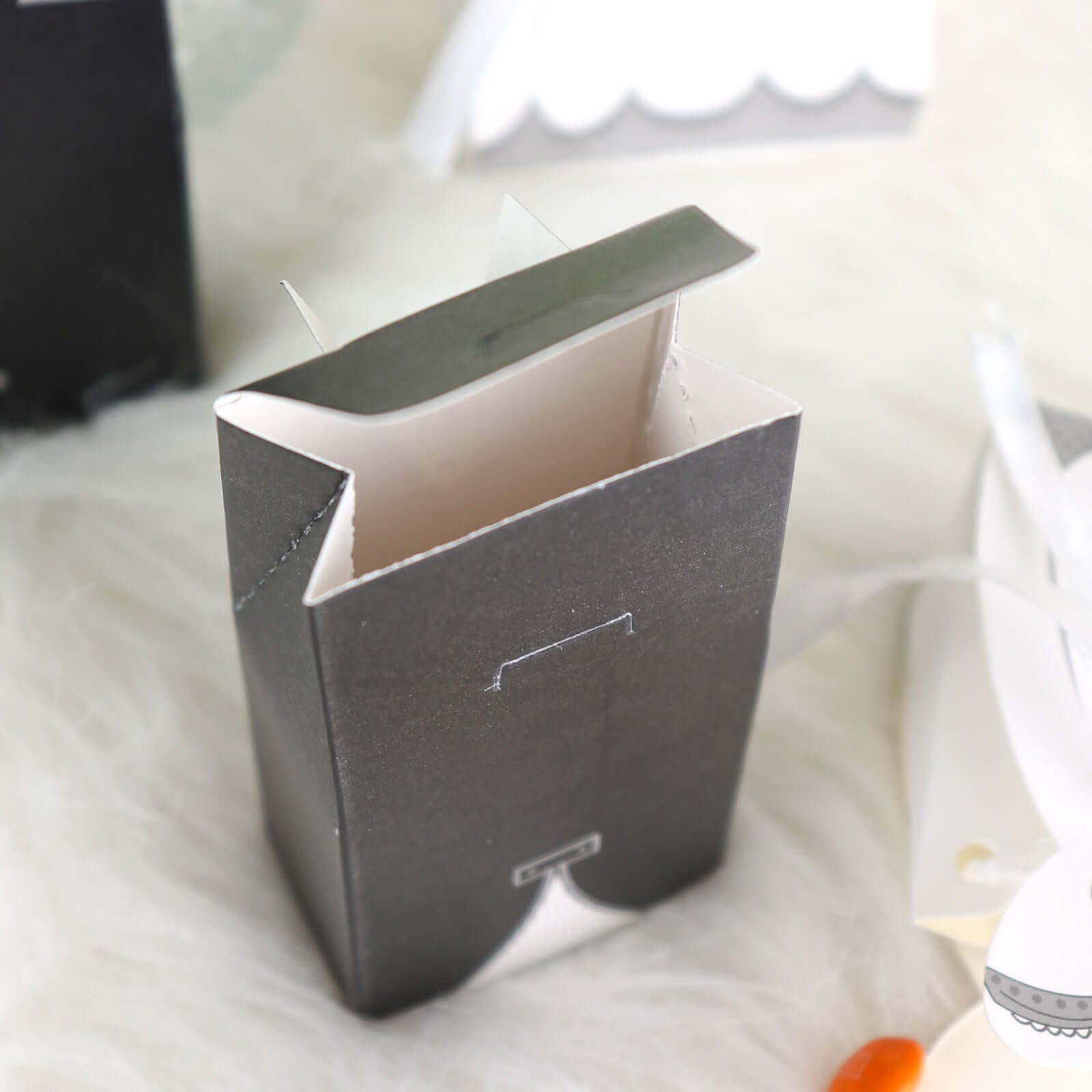 50 Pcs Set Wedding Dress and Tuxedo Shower Party Favor Candy Gift Boxes with Ribbon Ties