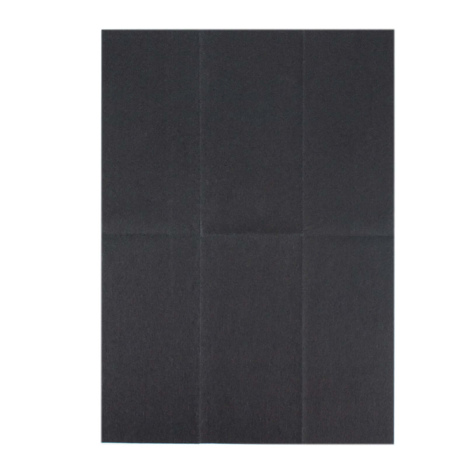 20-Pack Paper Linen-Like Napkins Black - Disposable Hygienic Airlaid Guest Towels 8.5"x4"