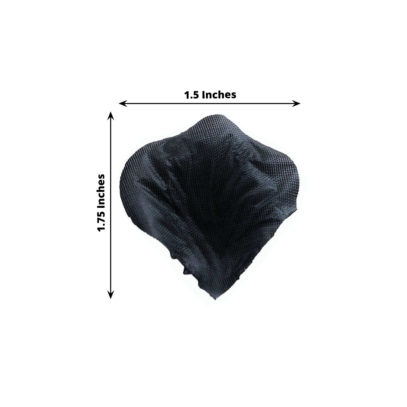 500-Pack Rose Petals Round Design Black Silk Confetti - Decorative Scatters for Tables and Floors