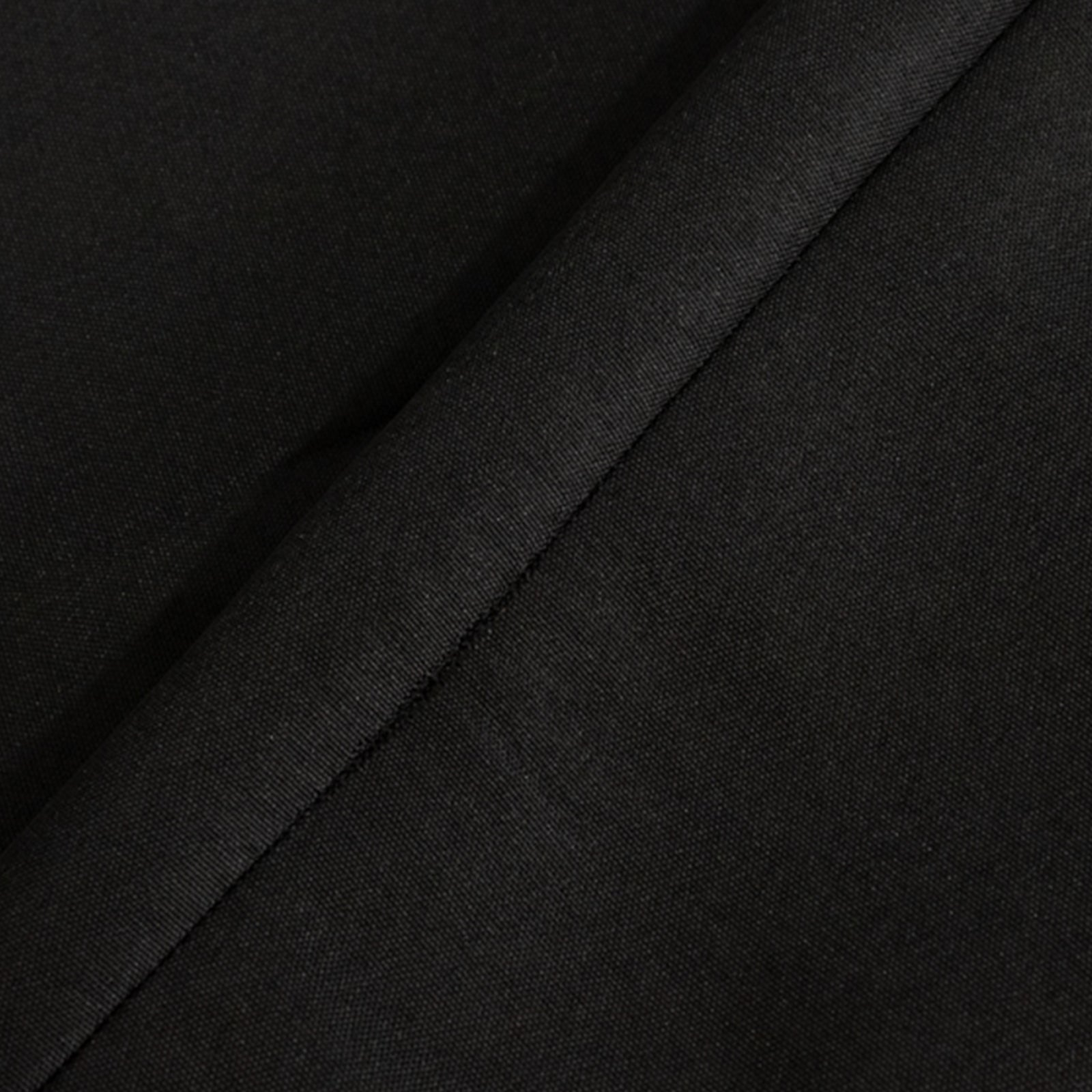 Fitted Polyester 48"x24"x30" Rectangle Tablecloth Black - Durable and Sleek for Events