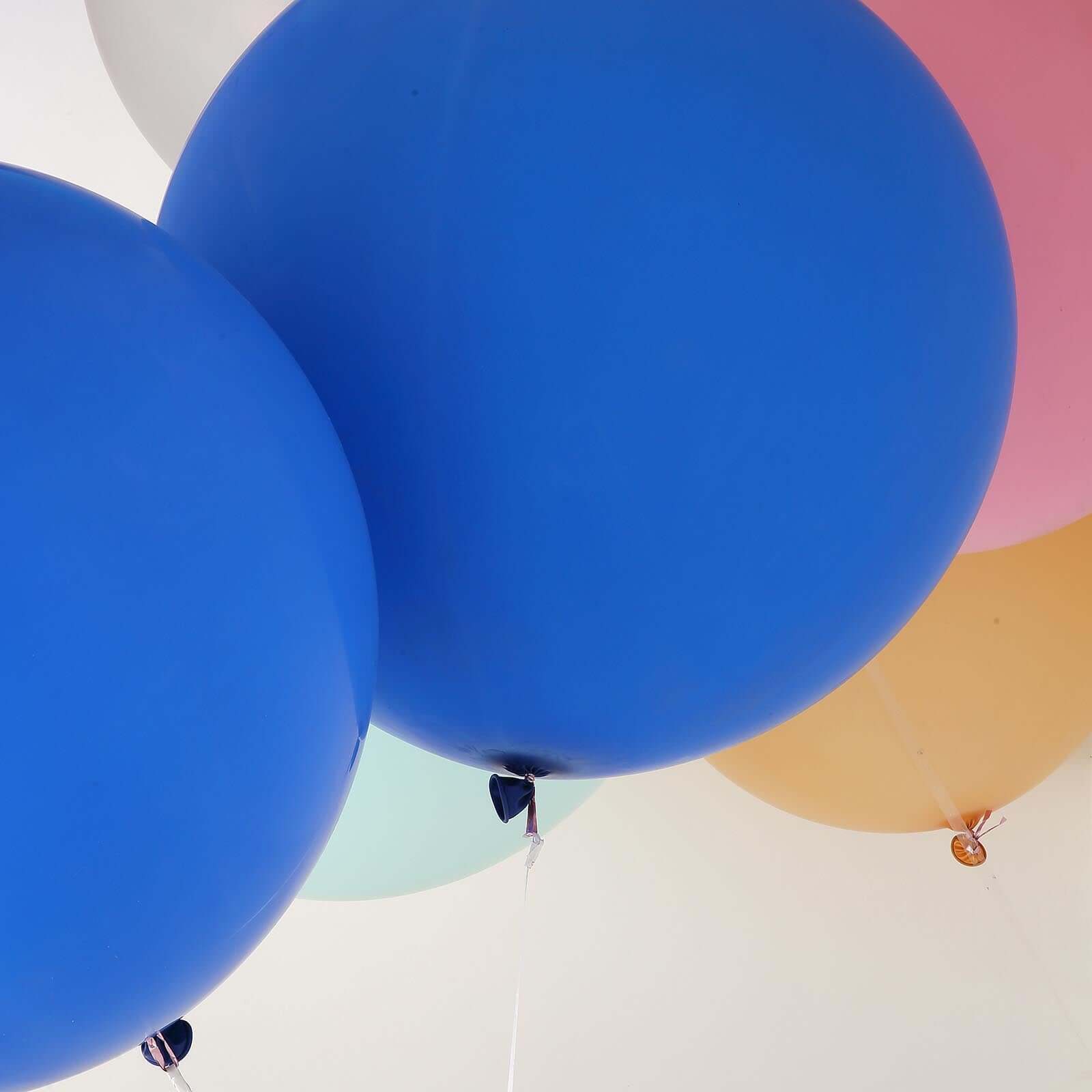 2 Pack 32" Large Balloons Helium or Air Latex Balloons Royal Blue