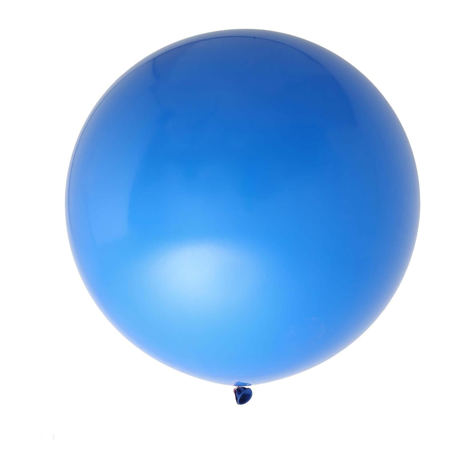 2 Pack 32" Large Balloons Helium or Air Latex Balloons Royal Blue