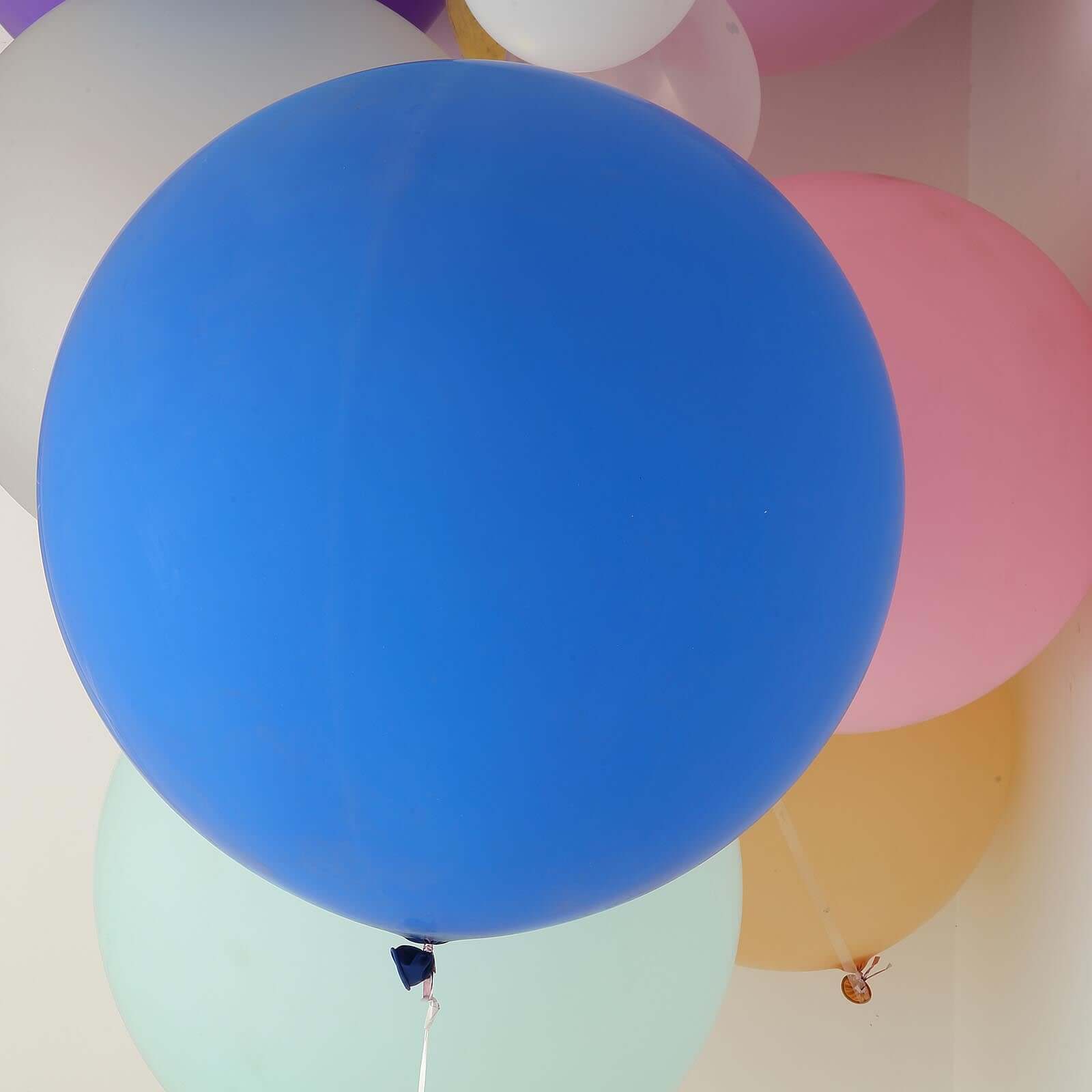 2 Pack 32" Large Balloons Helium or Air Latex Balloons Royal Blue