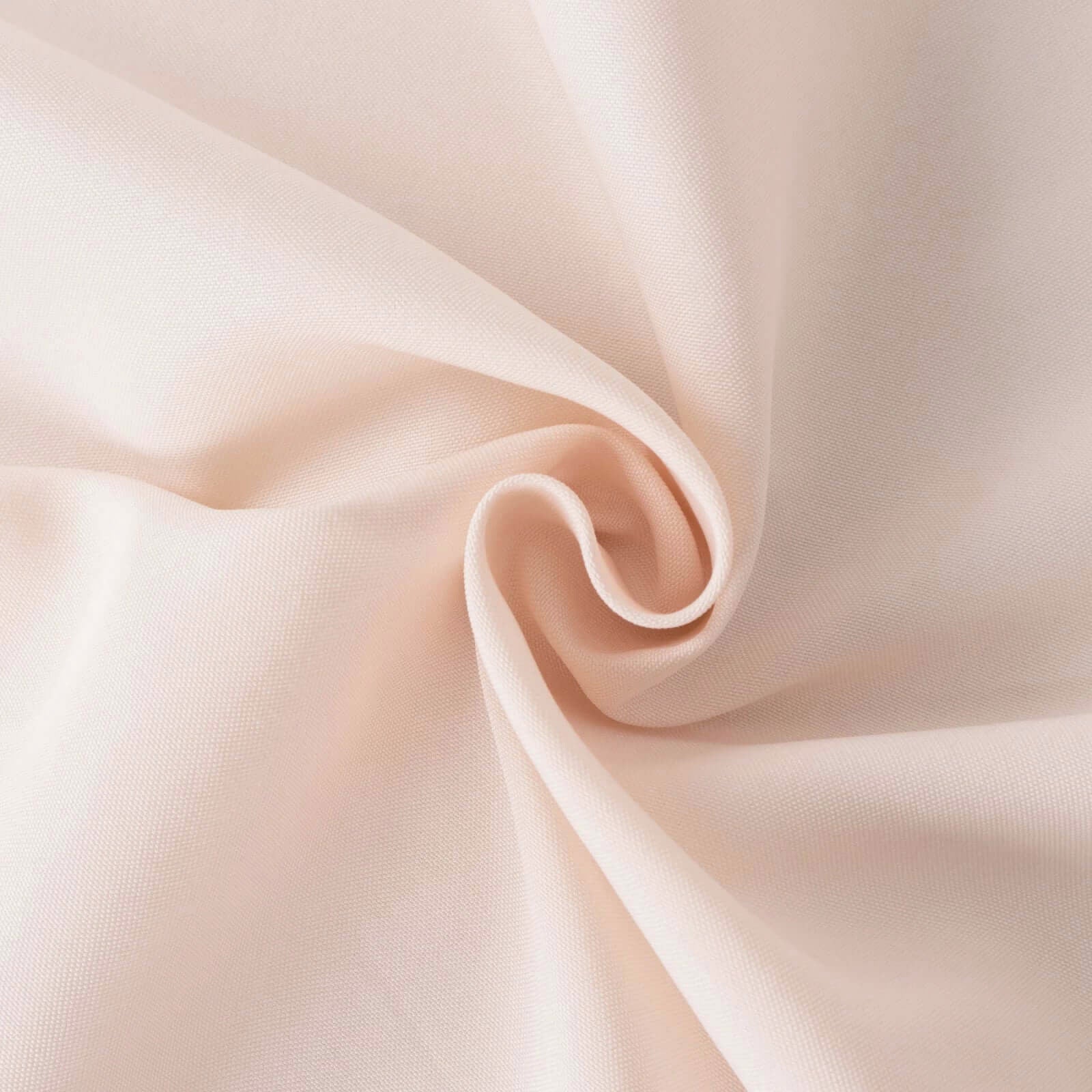 Premium Polyester 70"x70" Table Overlay Square Tablecloth Blush 220GSM Wrinkle-Resistant Table Cover
