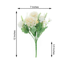 2 Bouquets Blush Artificial Silk Peony Flower Arrangement