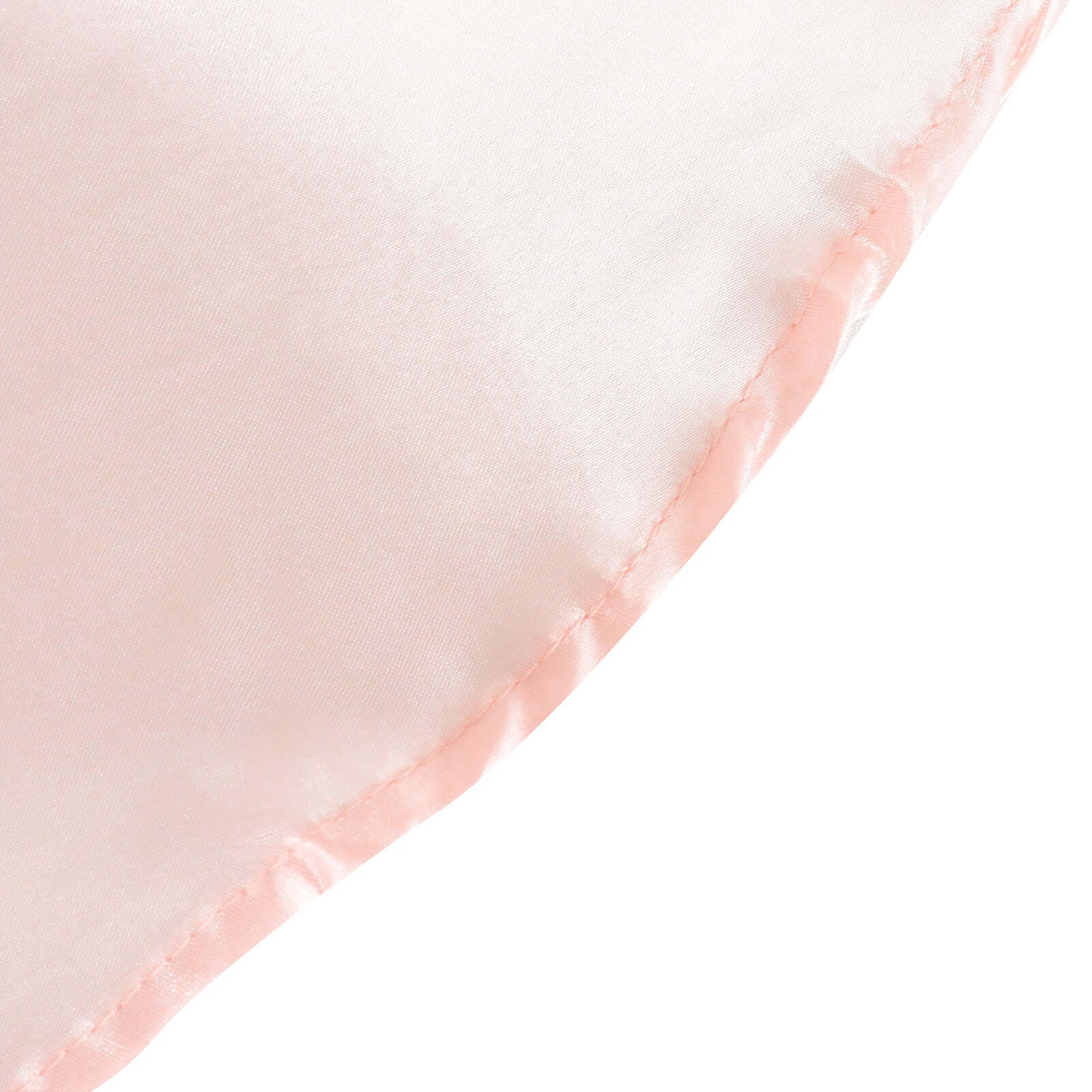 Satin 132" Round Tablecloth Blush - Stylish Seamless Table Cover