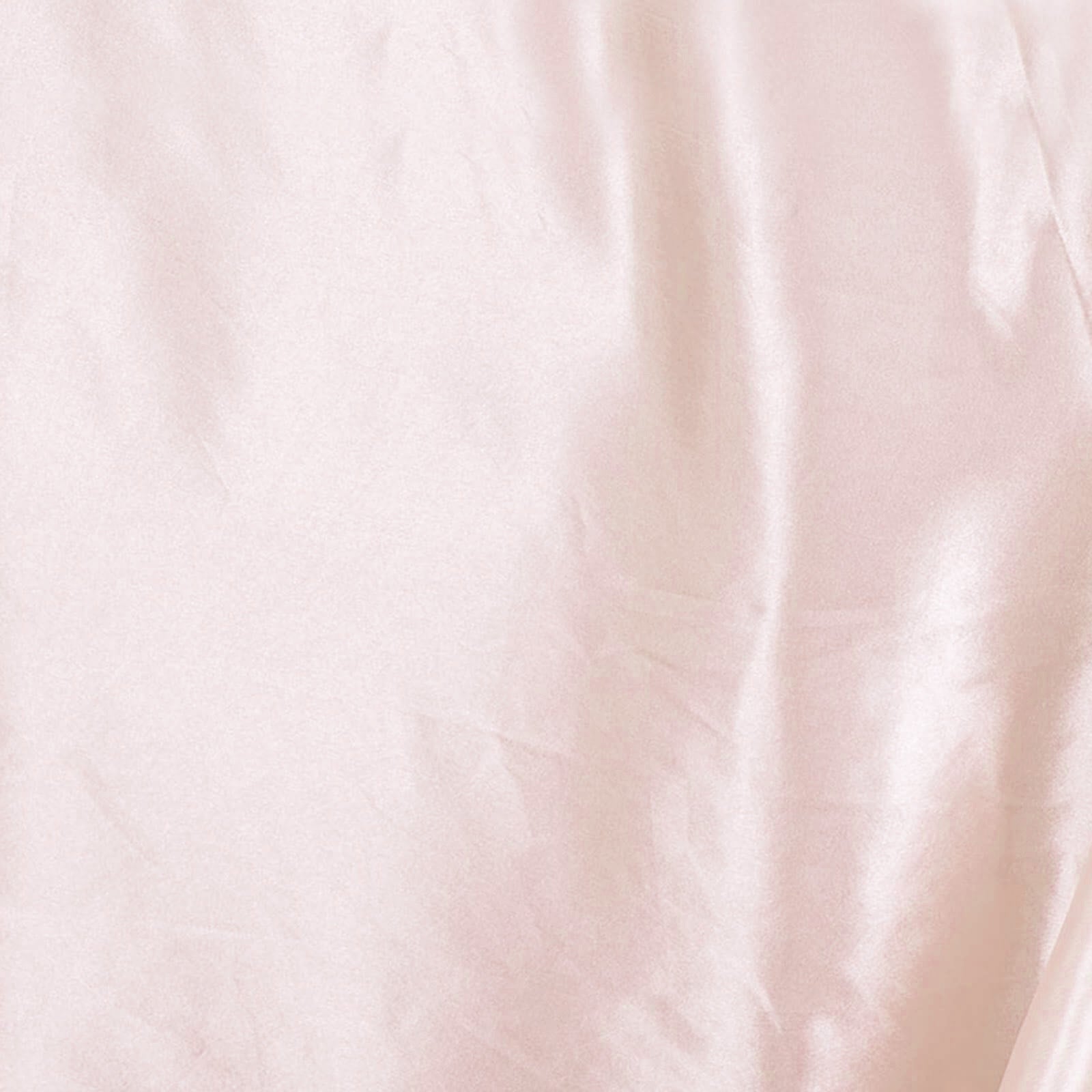 Satin Rectangular 90"x156" Tablecloth Blush - Seamless Table Cover