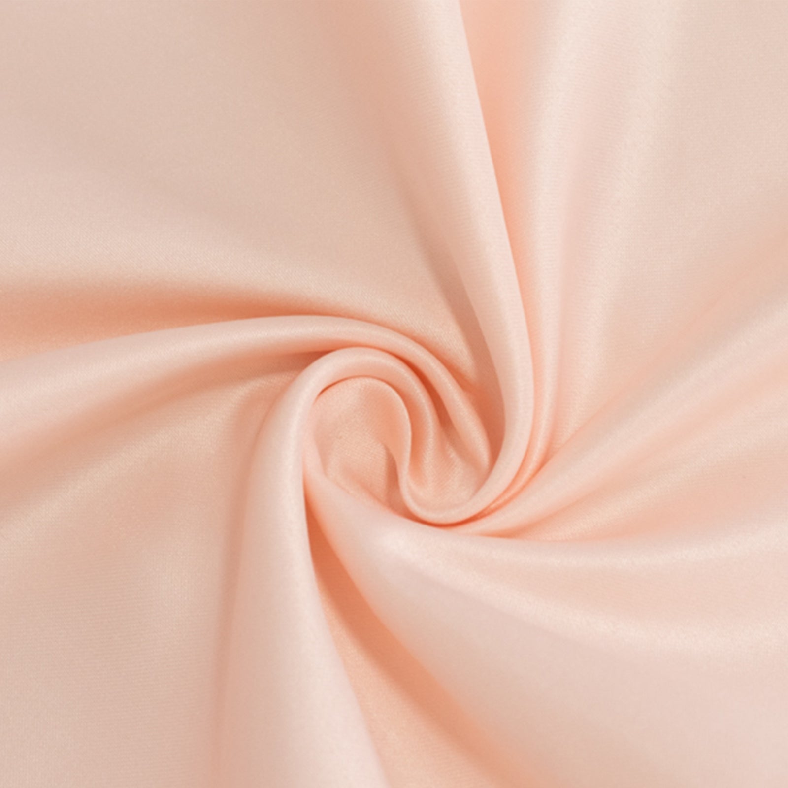 Lamour Satin 72"x72" Table Overlay Square Tablecloth Blush - Smooth Finish Table Topper