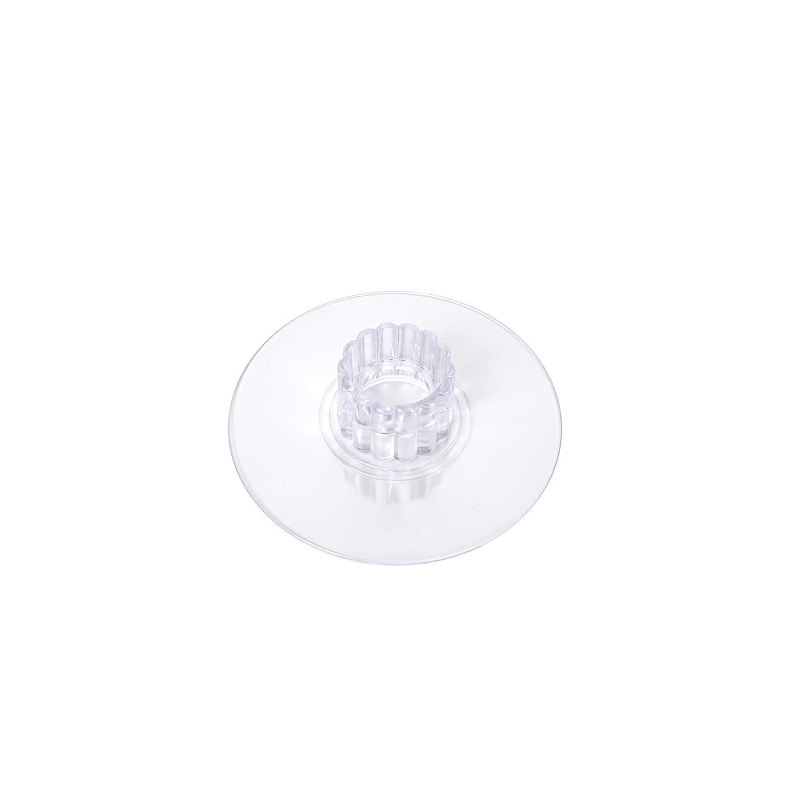 Acrylic Round DIY Cake Stand Plate Clear - Customized Tiered Dessert Display Holder for Treats Appetizers & Snacks