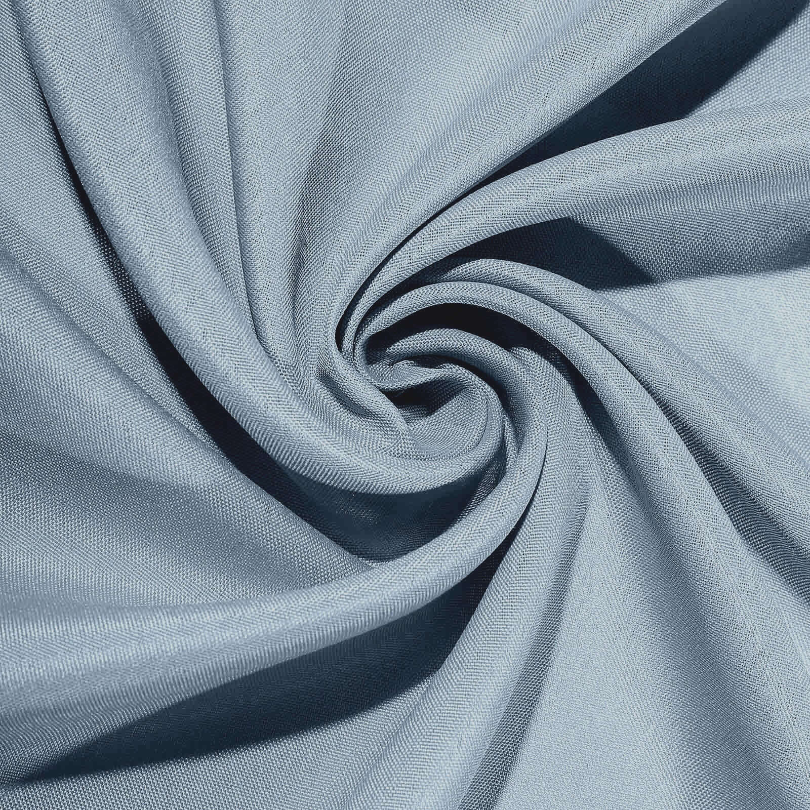 Polyester Slip On Folding Chair Covers Dusty Blue - Stain-Resistant Reusable Durable Fabric