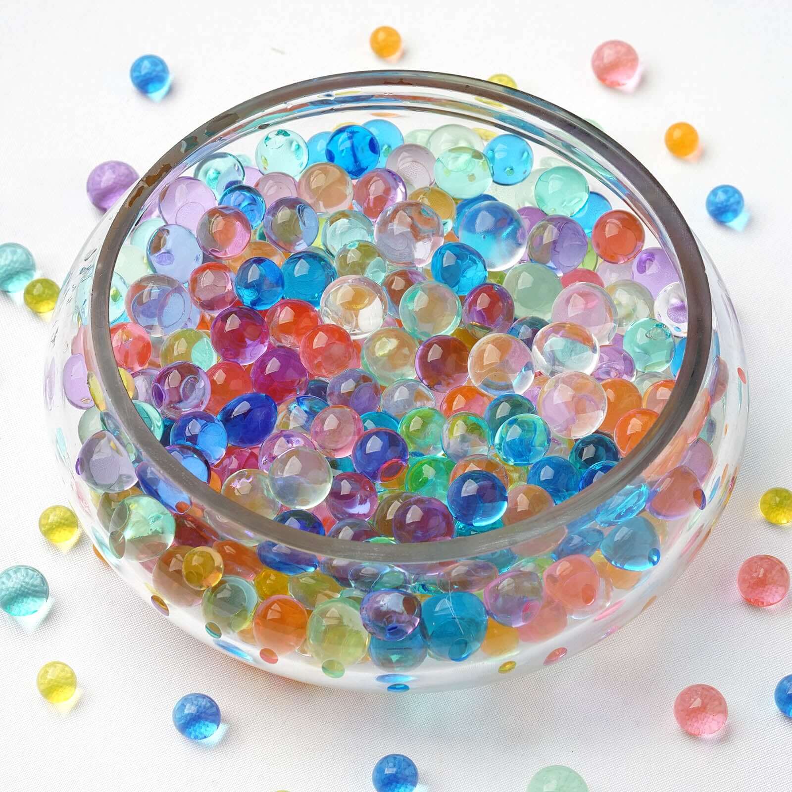 Water Gel Beads Vase Filler Black - Large Nontoxic Jelly Balls for Floating Candles & Floral Displays 10g