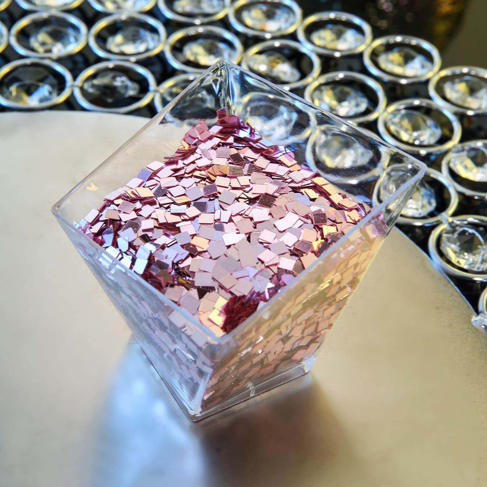 Chunky Glitter Metallic Pink - Nontoxic Confetti Glitter for Fun DIY Projects Kids' Crafts Resin Art & Festival Decor 50g Bag