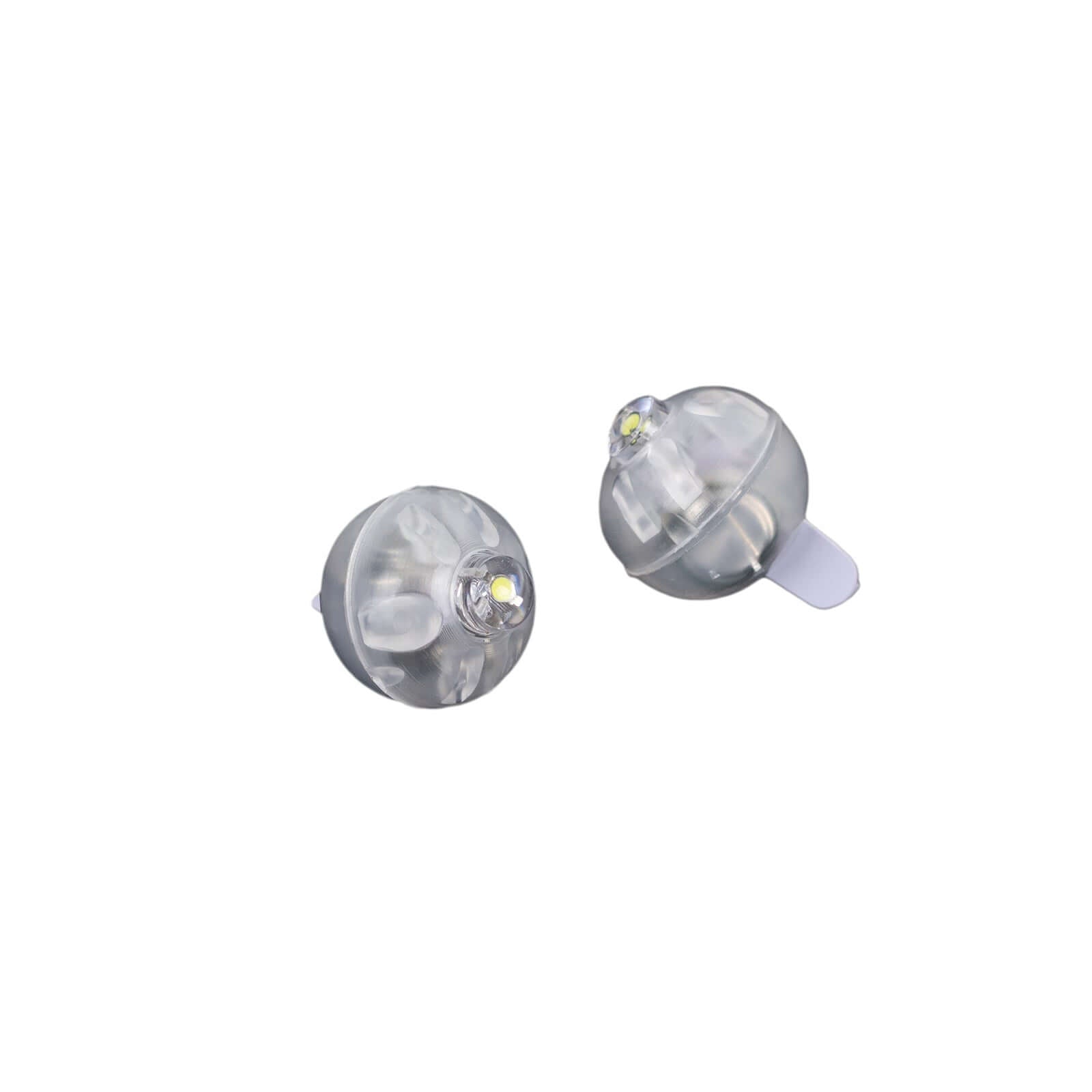 50-Pack LED Mini Balloon Lights Round White - Waterproof Battery Operated Balls 0.5"