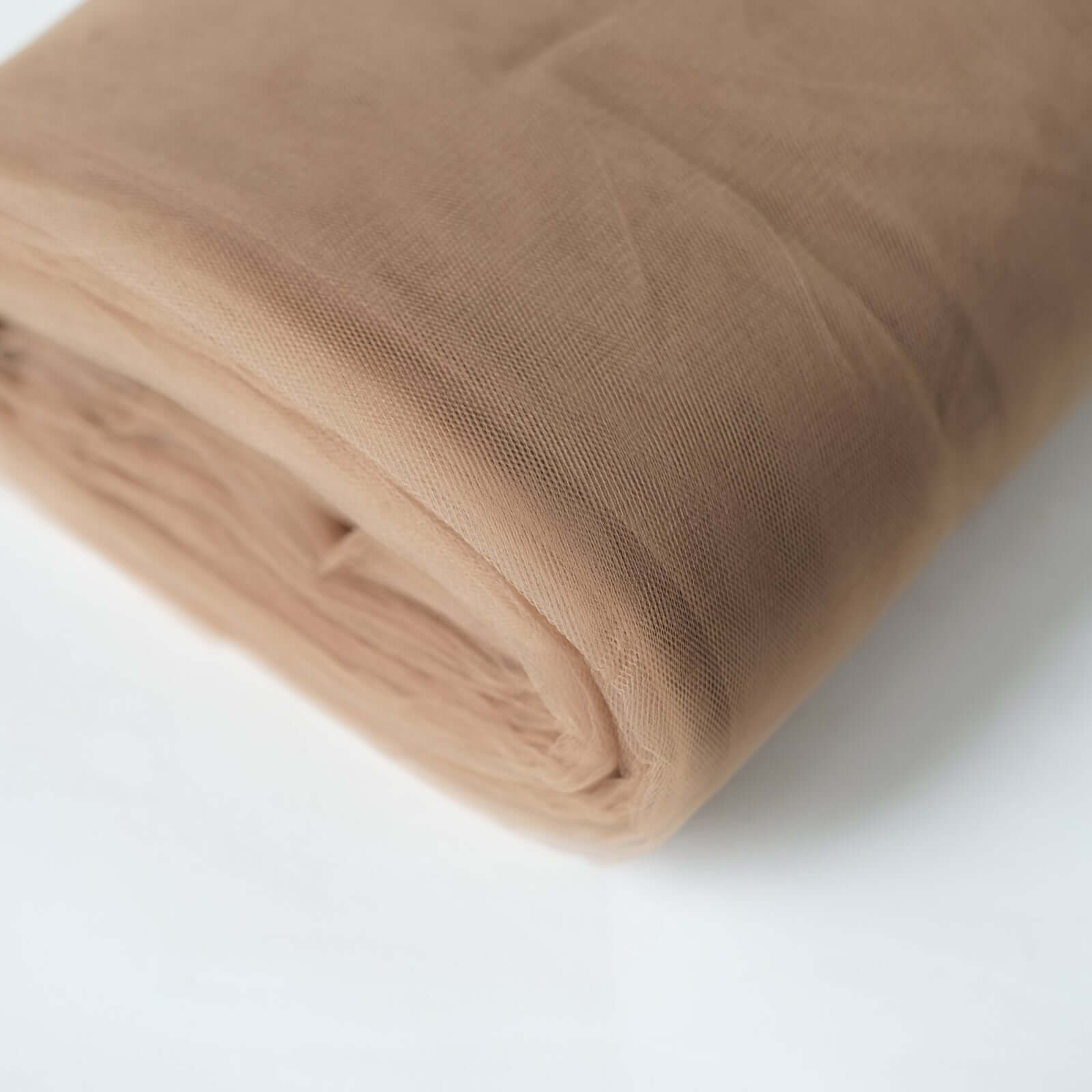 108"x50 Yards Natural Tulle Fabric Bolt, DIY Craft Fabric Roll