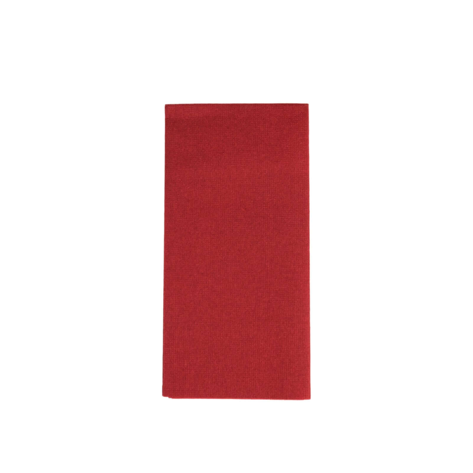 20-Pack Paper Linen-Like Napkins Burgundy - Disposable Hygienic Airlaid Guest Towels 8.5"x4"