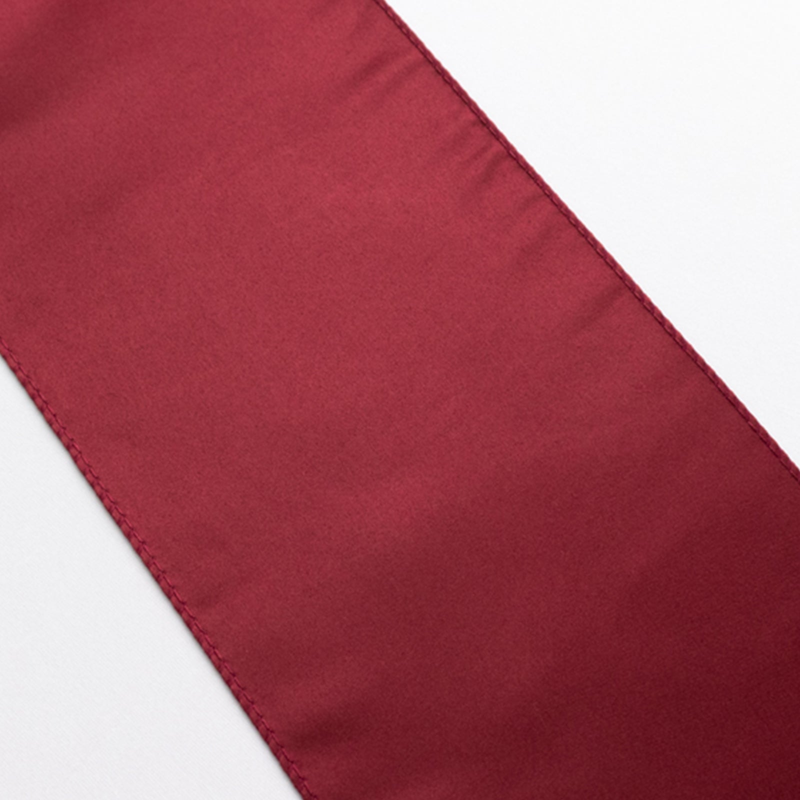 5 Pack Lamour Satin 6"x106" Chair Sashes Burgundy - Stylish Reusable Decorative Bows