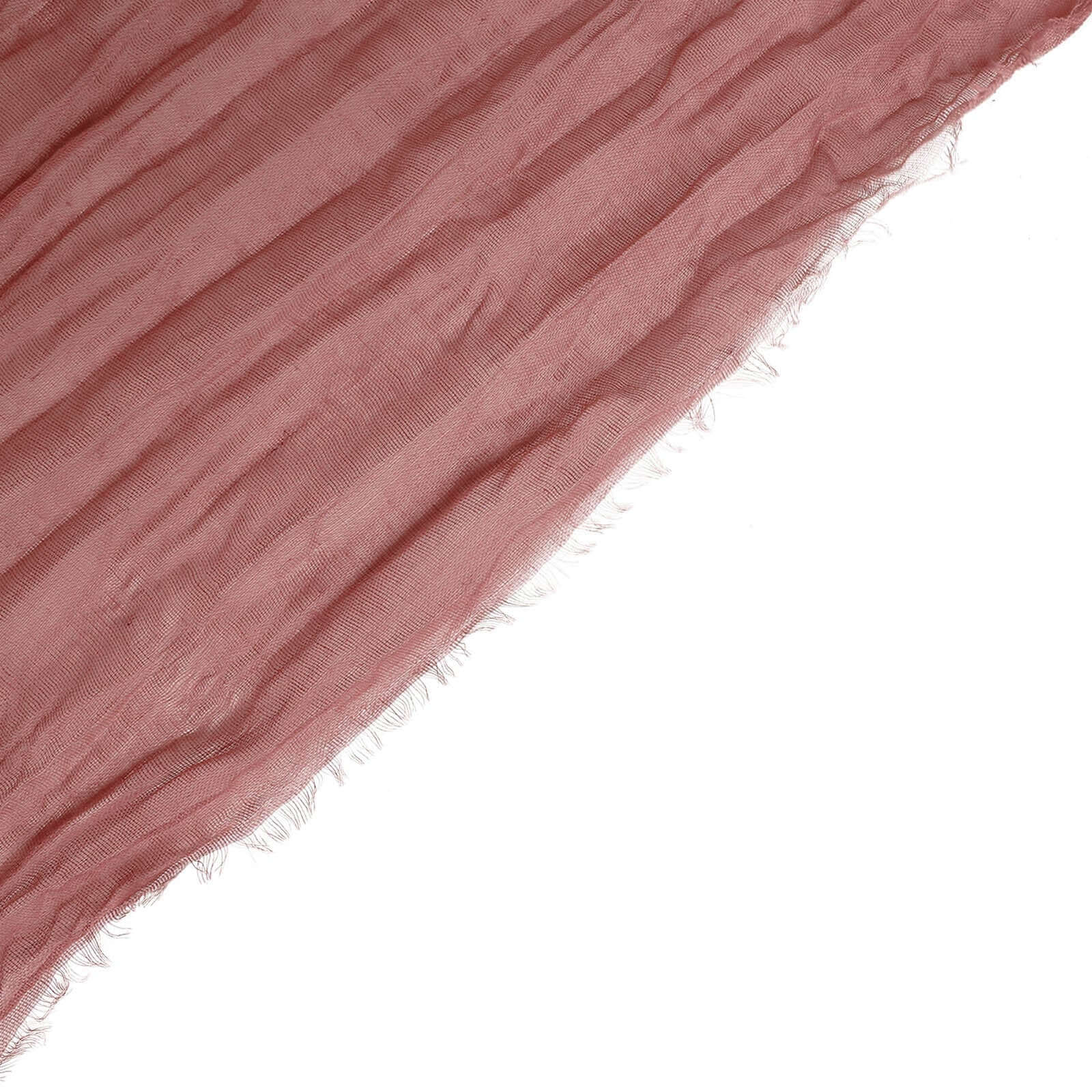 5 Pack Gauze Cheesecloth 24"x19" Napkins Mauve / Cinnamon Rose Reusable Dinner Napkins