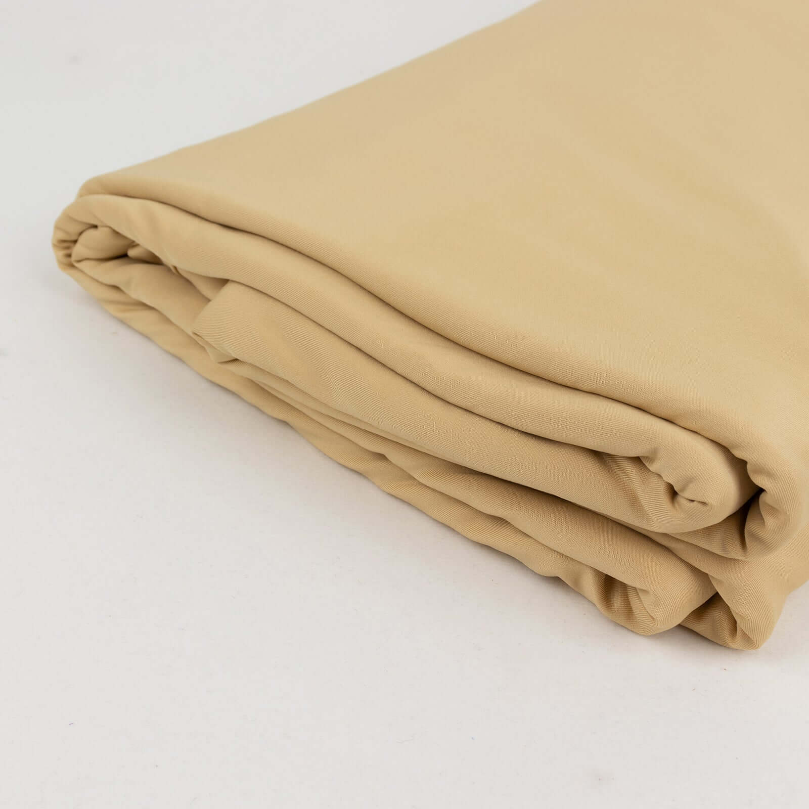 Champagne Spandex 4-Way Stretch Fabric Roll, DIY Craft Fabric Bolt- 60"x10 Yards
