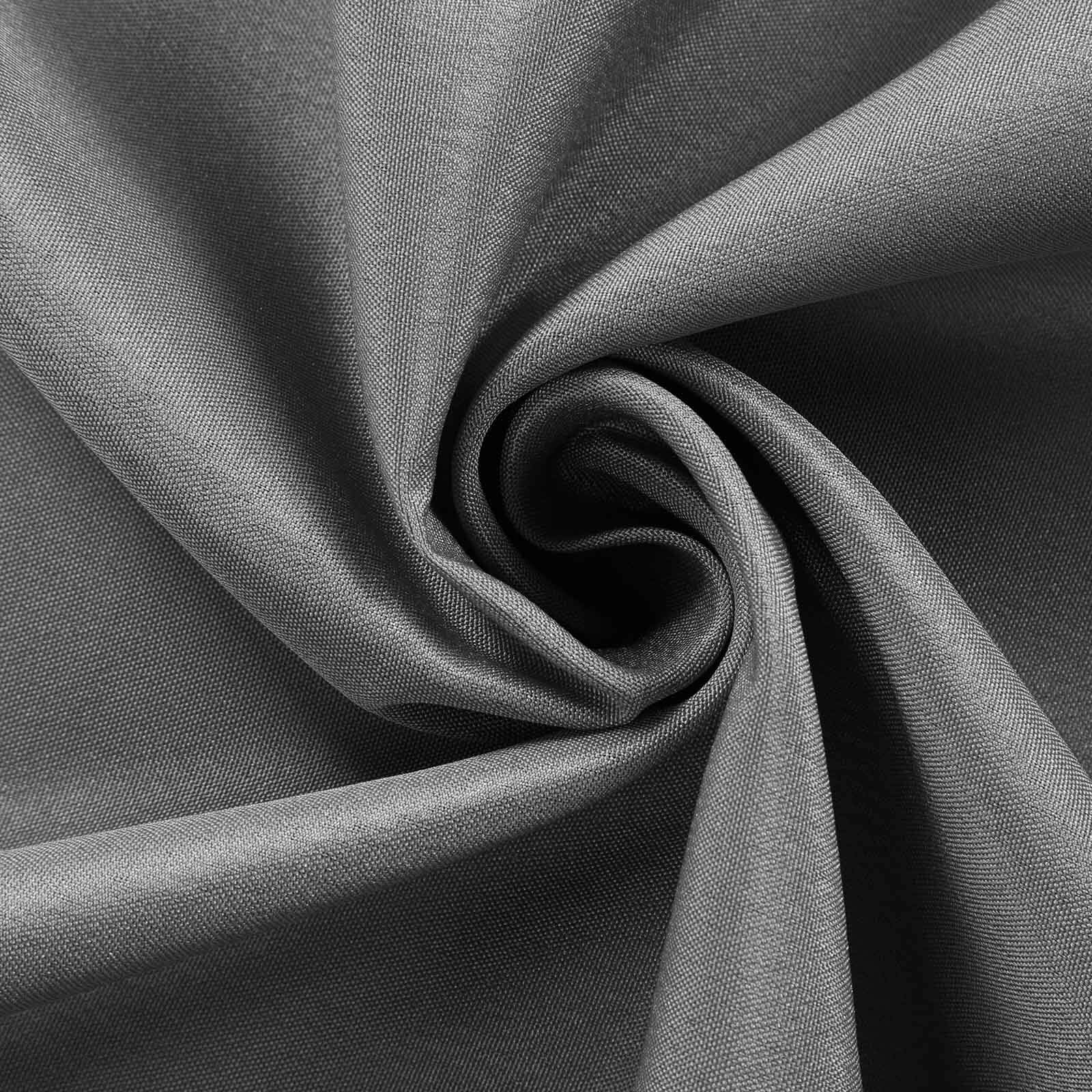 5 Pack Polyester Chair Sashes Charcoal Gray 6"x108"