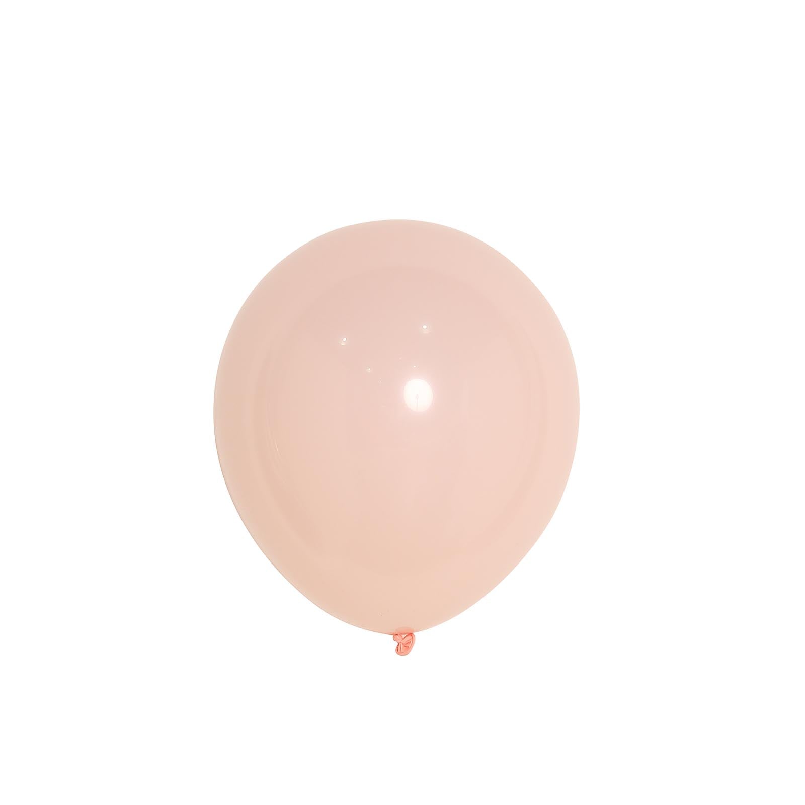 25 Pack 12" Matte Pastel Blush Helium or Air Latex Party Balloons