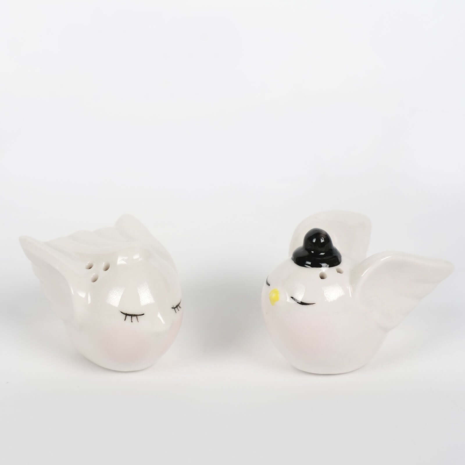 2.5" Bride And Groom Love Birds Salt And Pepper Shaker Party Favors, Wedding Favors In Pre-Packed Gift Box