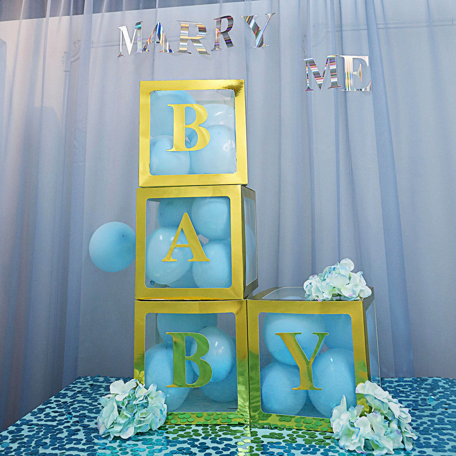 4-Pack Stickers Banner Custom Alphabet "P" Design Gold - Text Stick-On Decorative Letters 5"