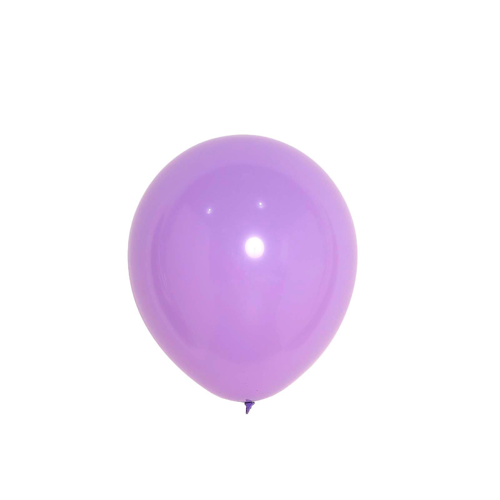 25 Pack 12" Matte Pastel Purple Helium or Air Latex Party Balloons