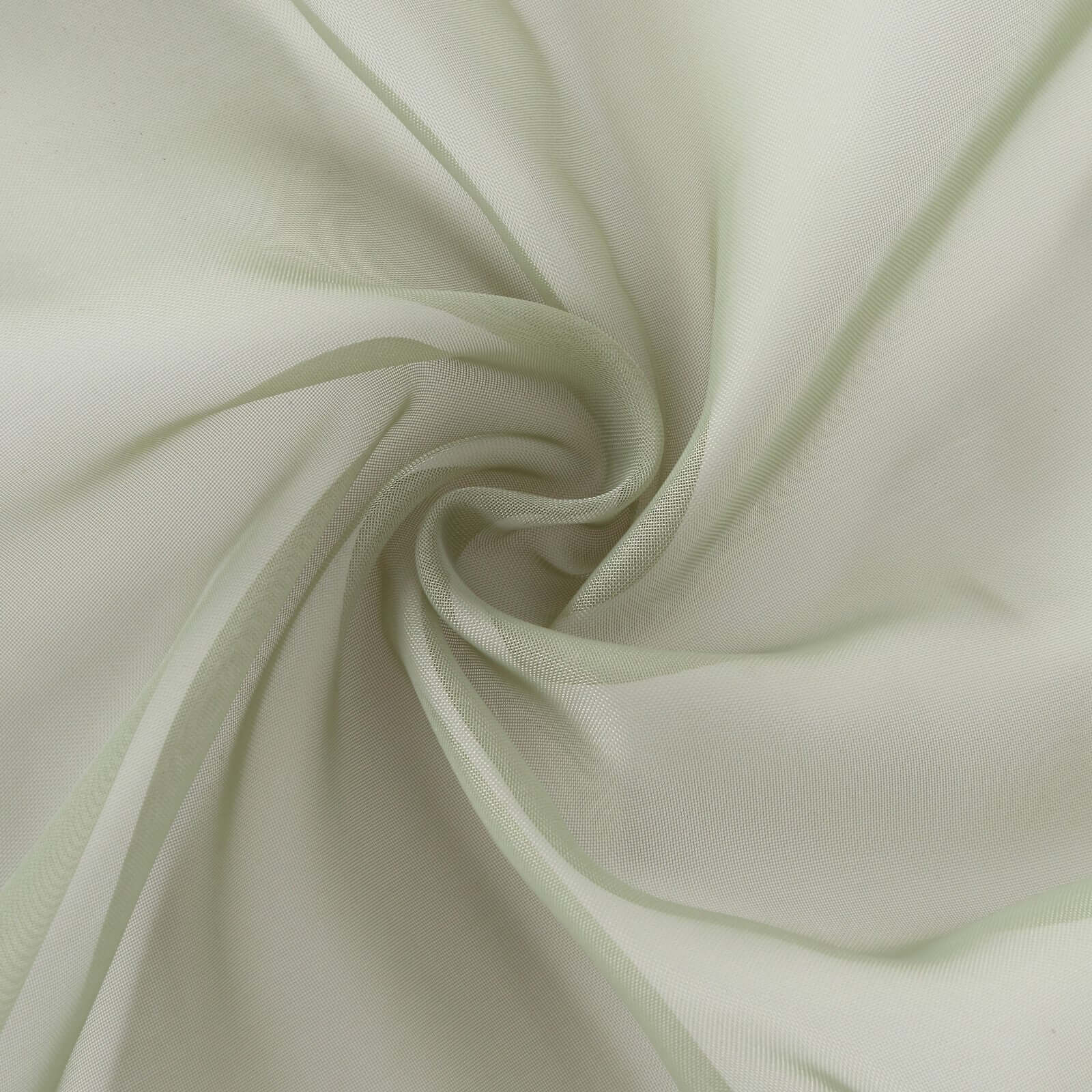 5 Pack Premium Chiffon Chair Sashes Dusty Sage Green - Soft & Lightweight Designer Chair Bows 22"x78"