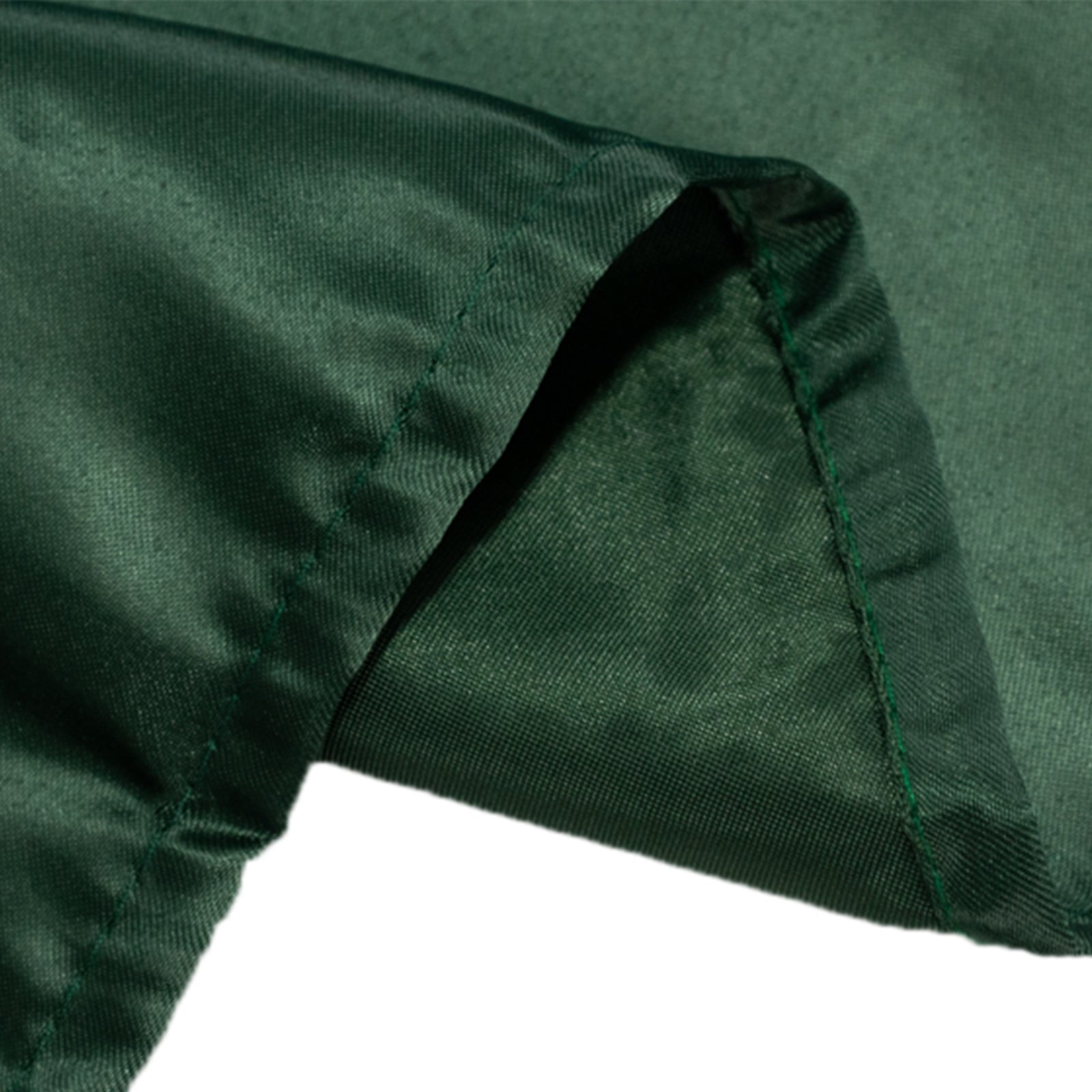 Lamour Satin 60"x102" Rectangle Tablecloth Hunter Emerald Green - Durable & Silky Soft Feel Table