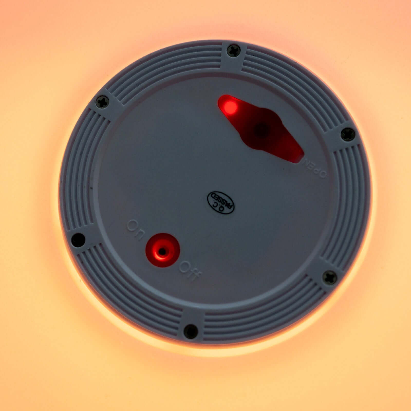23.5" Color Changing Cordless LED Light Up Half Circle Round Table, Rechargeable Waterproof Illuminated Furniture