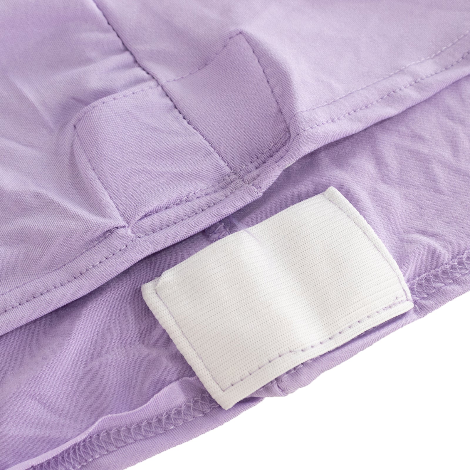 Spandex 24"-32" Round Cocktail Table Cover Lavender Lilac - Easy to Maintain Stretch Fitted Highboy Tablecloth