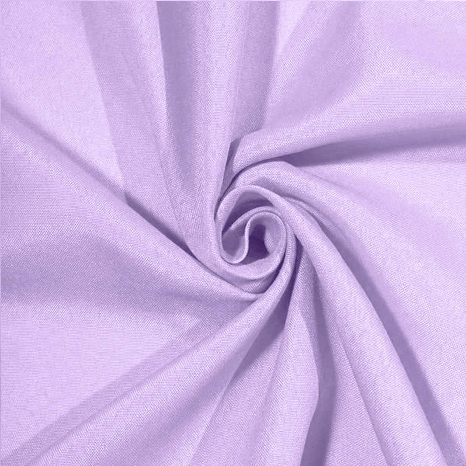 Polyester Square 90"x90" Tablecloth Lavender Lilac - Wrinkle-Resistant & Durable Table Cover