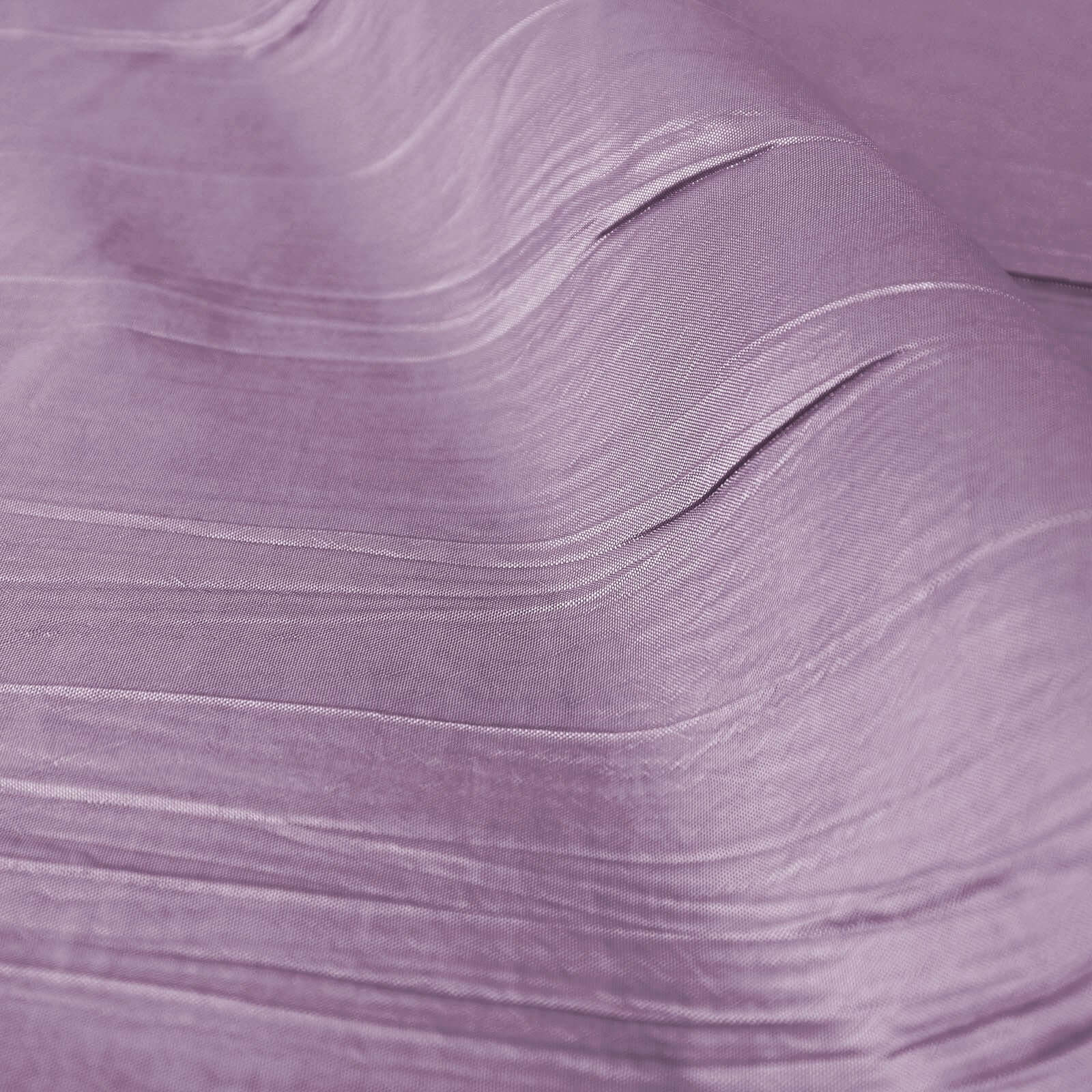 Taffeta 90"x90" Table Overlay Square Tablecloth Violet Amethyst - Accordion Crinkle Table Cover