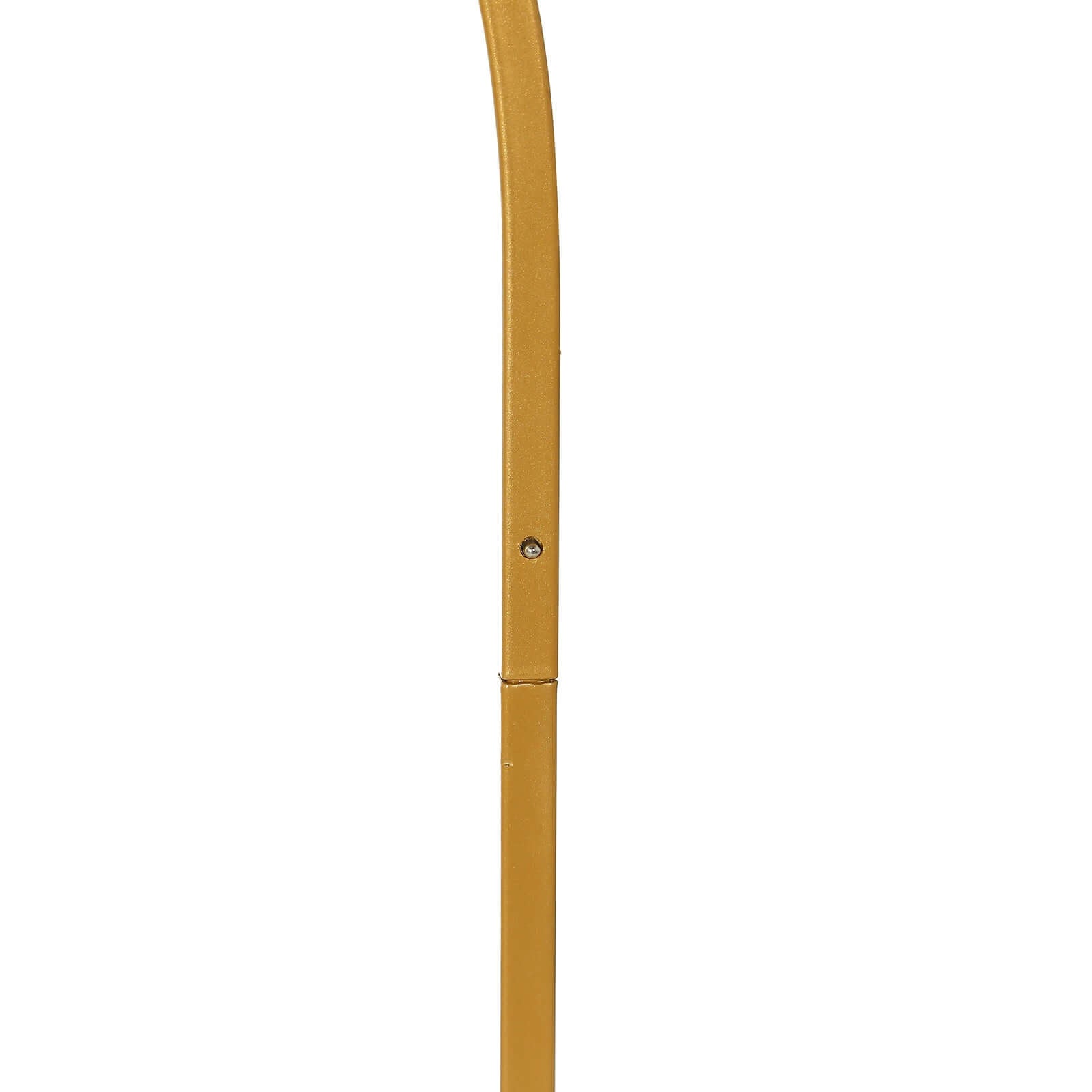 Gold Metal Chiara Arch Table Centerpiece with Rounded Top - Detachable Flower Stand Frame for Weddings 23"